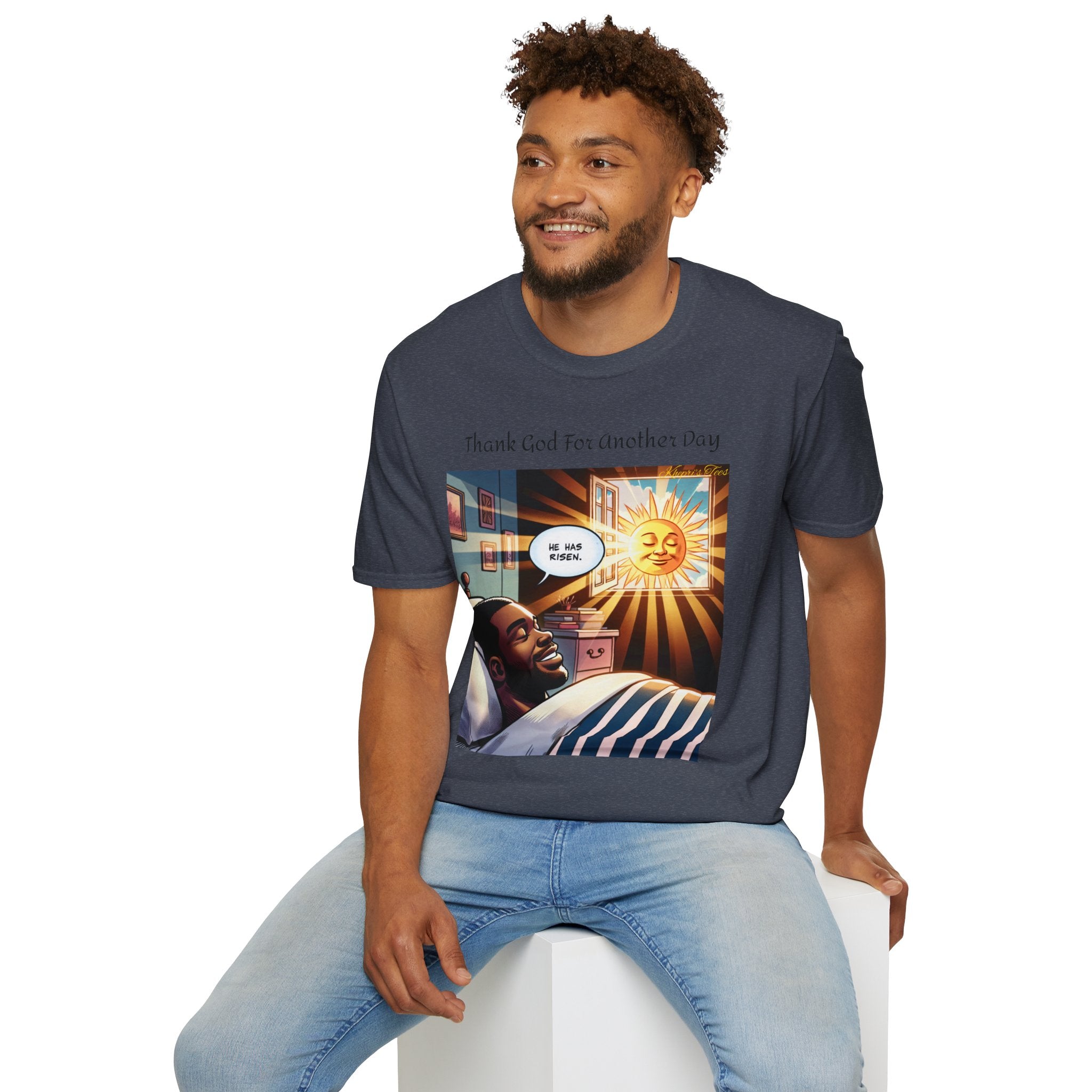 He Has Risen-Unisex Softstyle T-Shirt