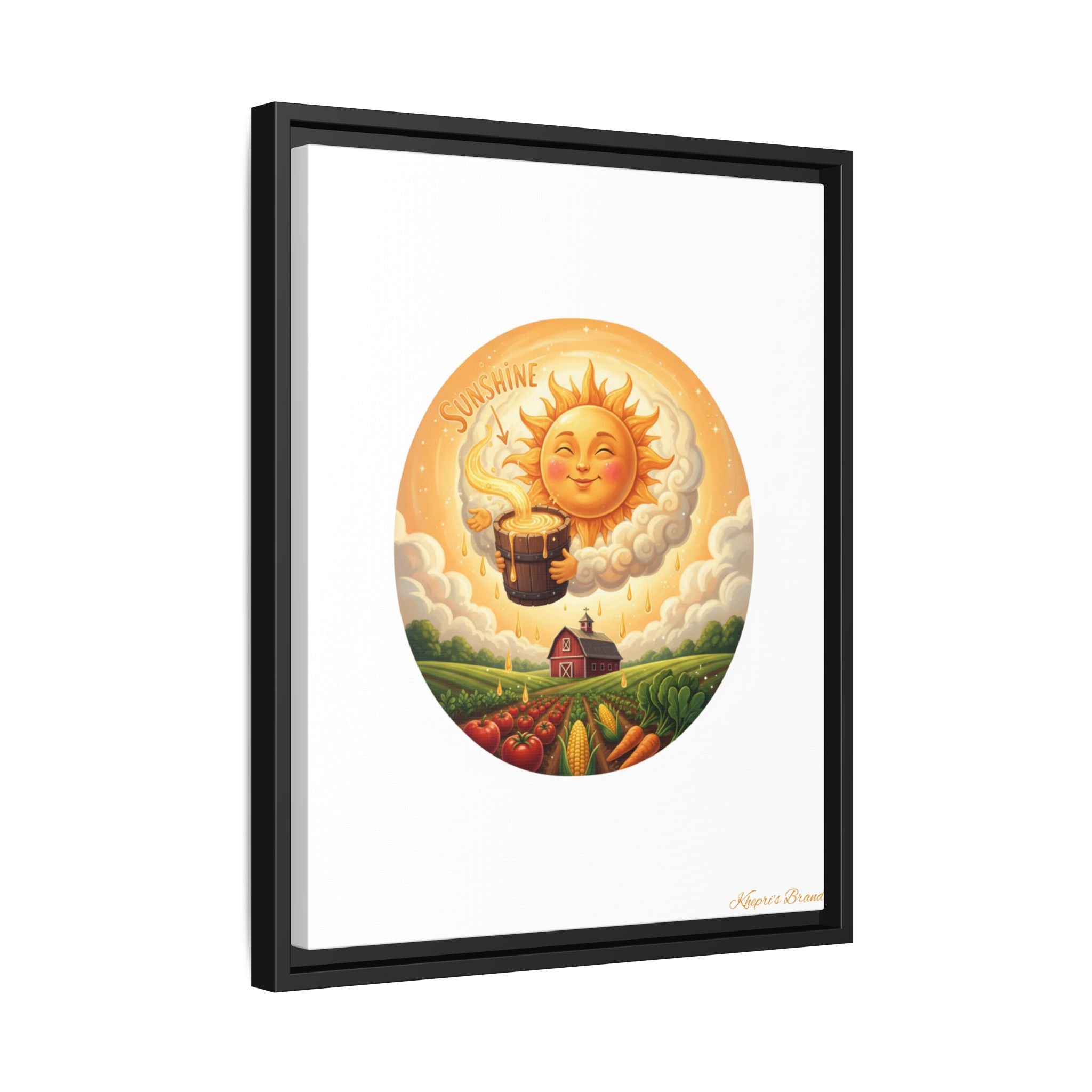 Sun Drip-Framed Matte Picture