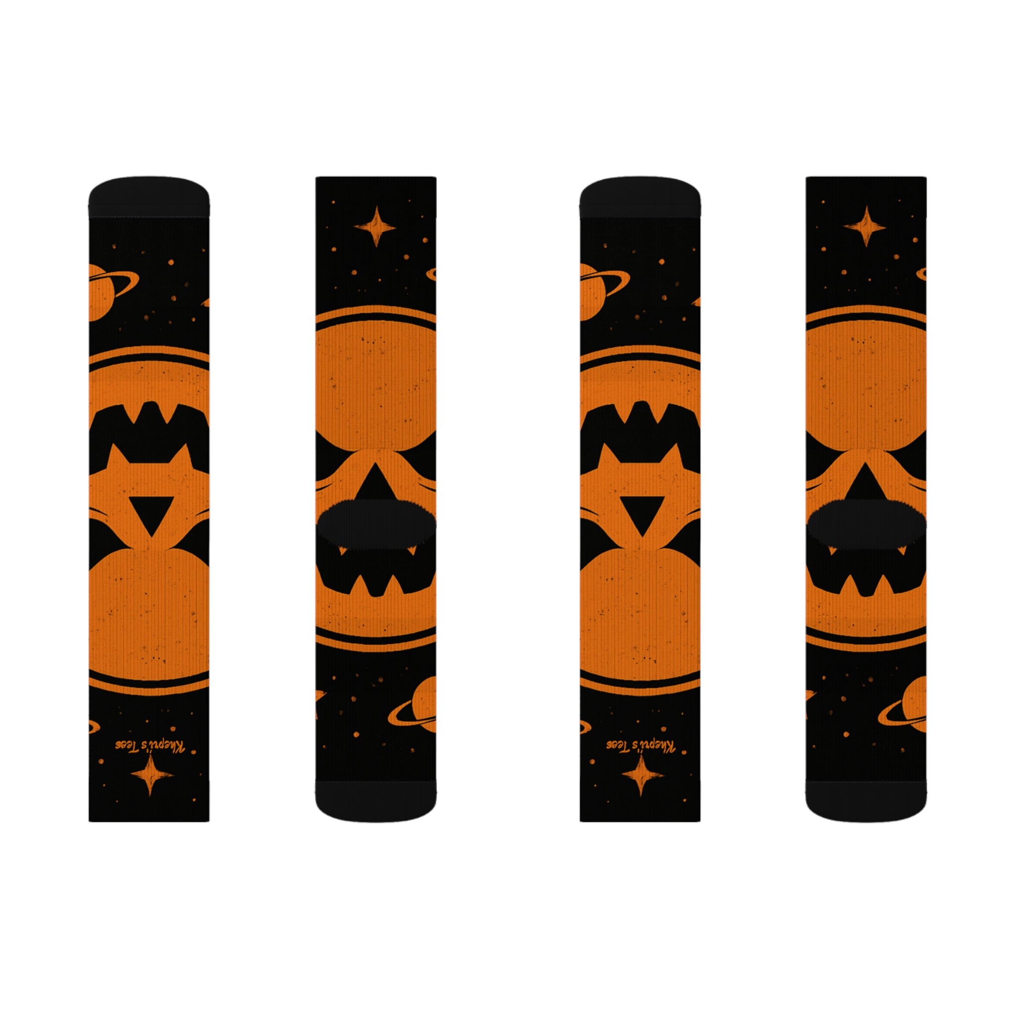 Halloween-Themed Sublimation Socks, Spooky Gift for Fall Festivals, Unique Autumn Accessories, Pumpkin Patterned Socks, Halloween [...]