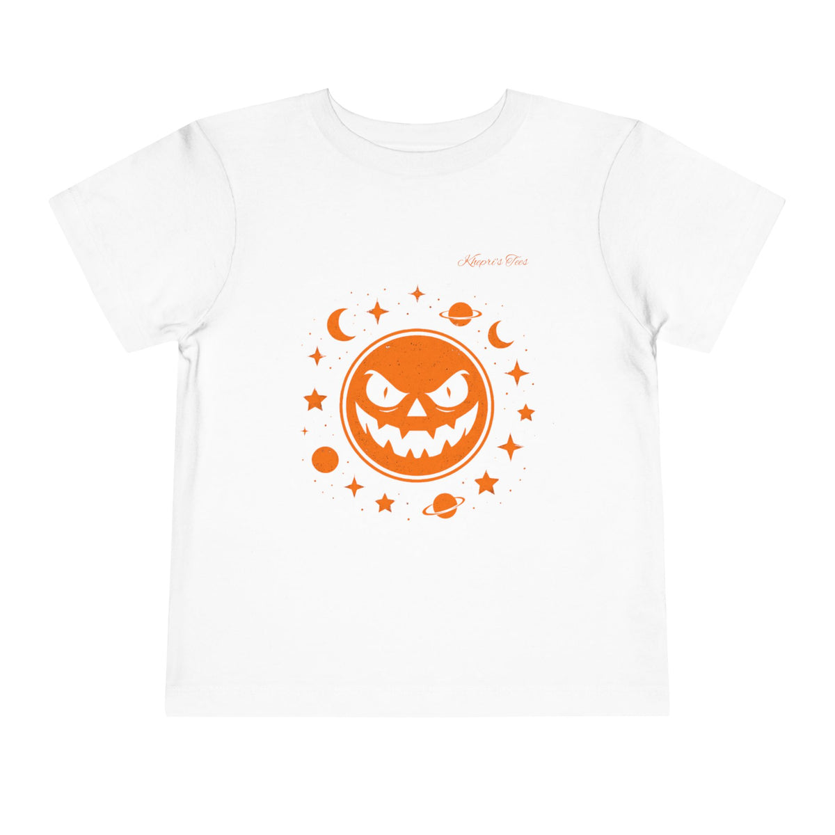 Halloween Toddler Tee, Short Sleeve Kids Shirt, Spooky Pumpkin Graphic, Toddler Halloween Outfit, Cute Fall Clothing