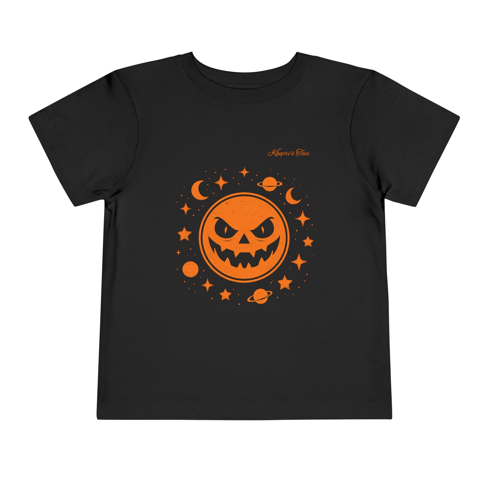 Halloween Toddler Tee, Short Sleeve Kids Shirt, Spooky Pumpkin Graphic, Toddler Halloween Outfit, Cute Fall Clothing