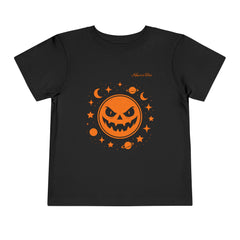 Halloween Toddler Tee, Short Sleeve Kids Shirt, Spooky Pumpkin Graphic, Toddler Halloween Outfit, Cute Fall Clothing