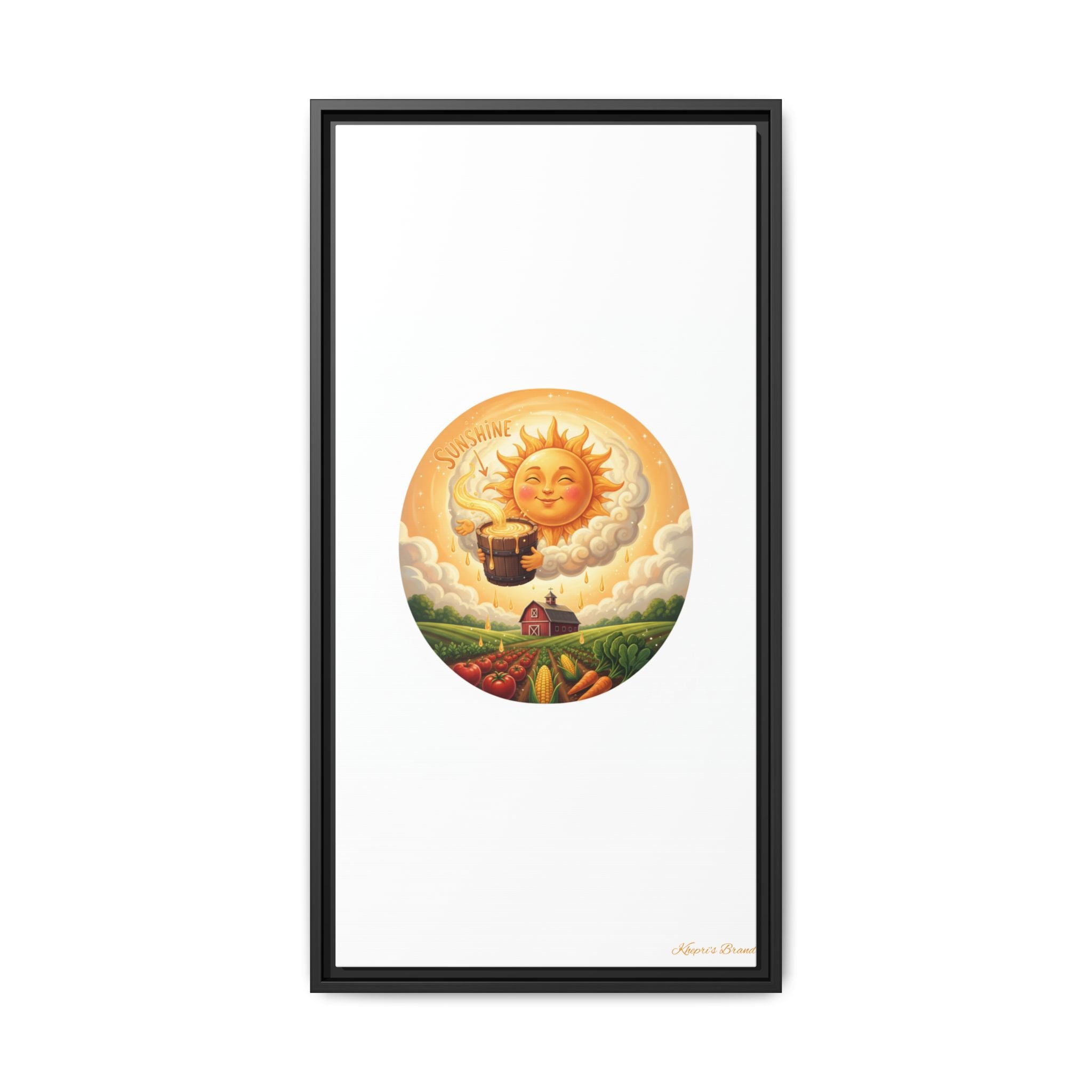 Sun Drip-Framed Matte Picture