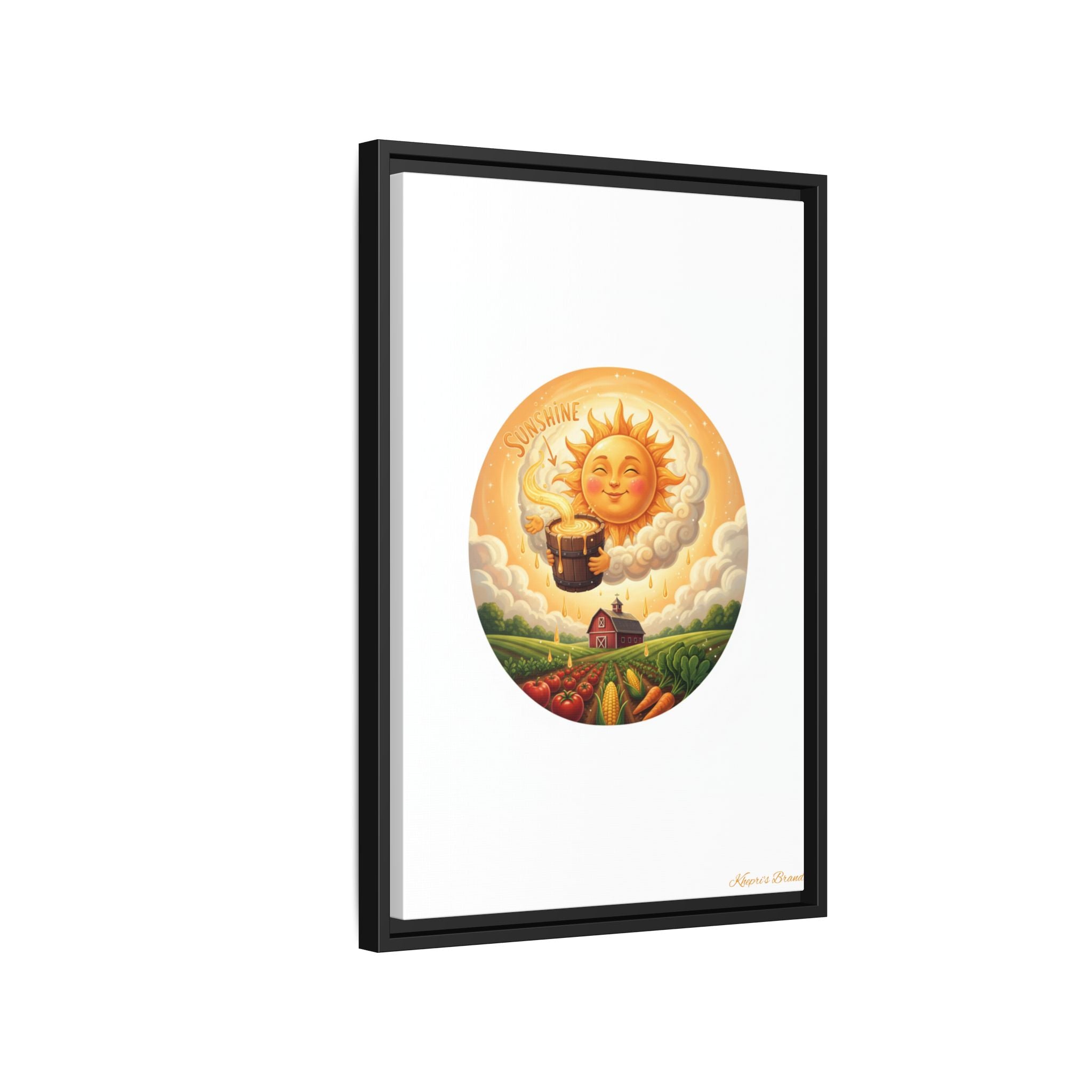 Sun Drip-Framed Matte Picture
