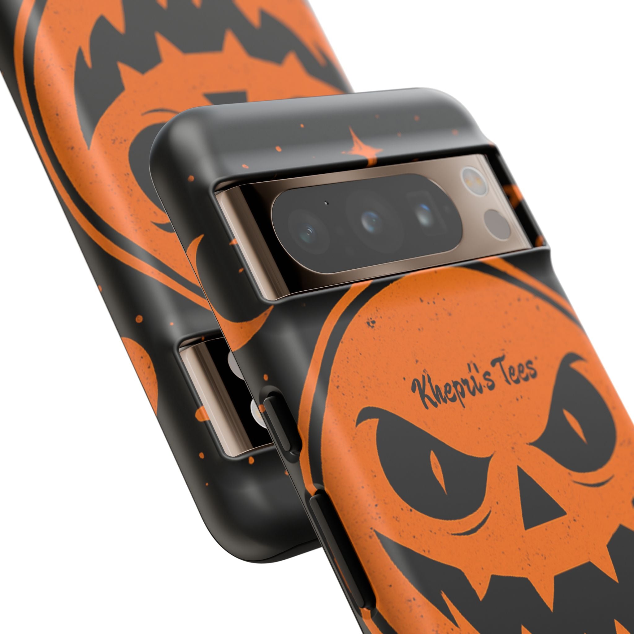 Halloween Monster Sun Phone Case, Spooky Cell Phone Cover, Tough Case for Halloween Lovers, Galaxy Print Phone Accessory, Kids & Adults Gift