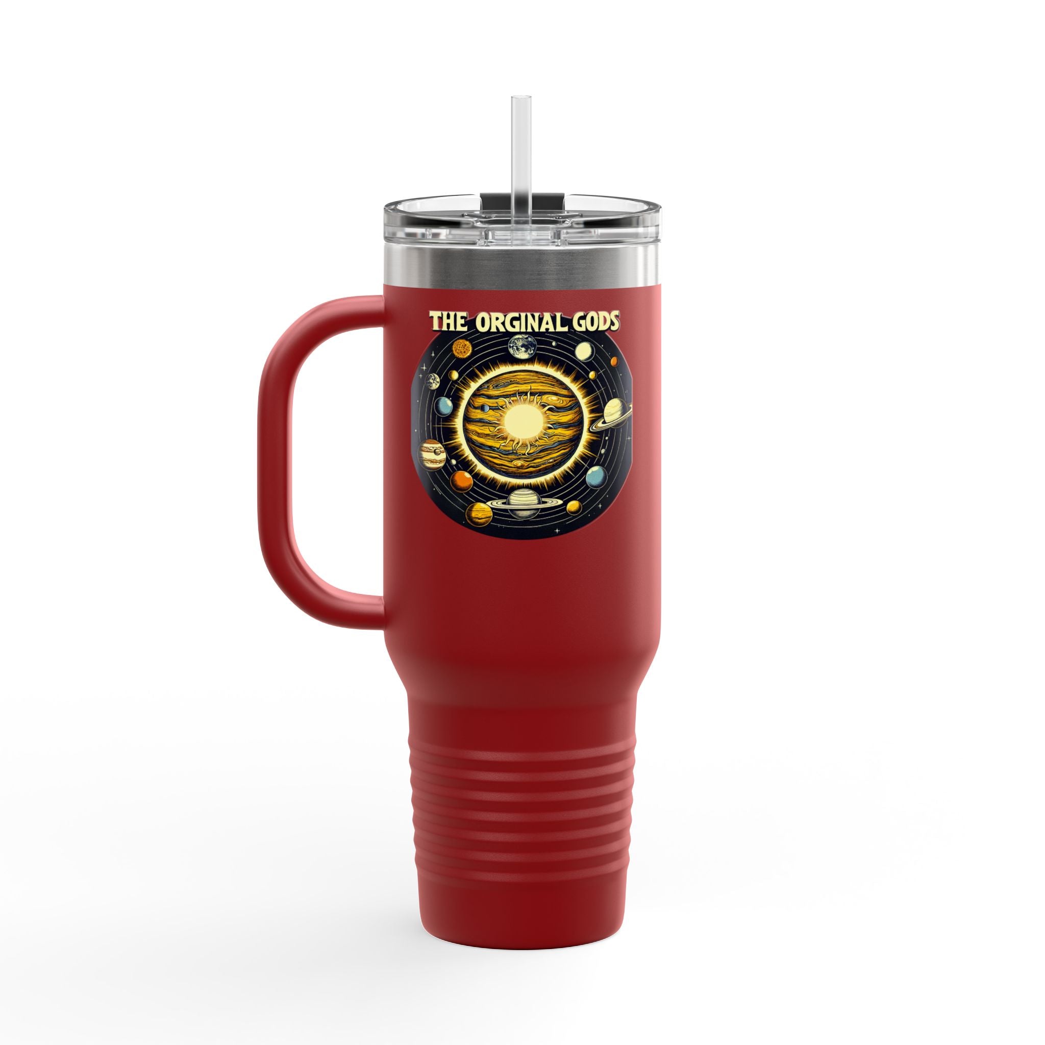 "The Original Gods" 40oz Insulated Travel Mug —Solar System Design