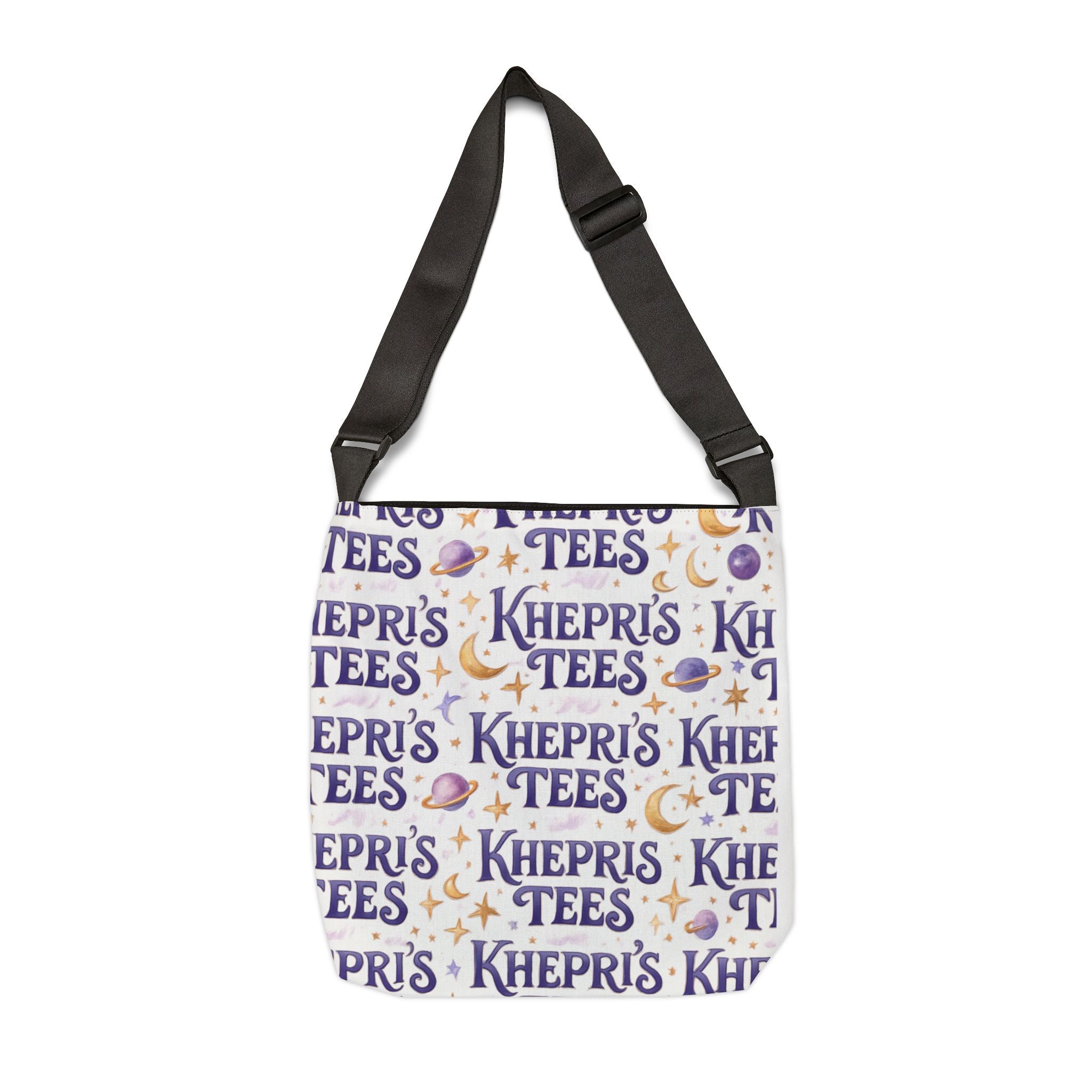 Khepri's Tees Cosmic Logo Adjustable Tote Bag