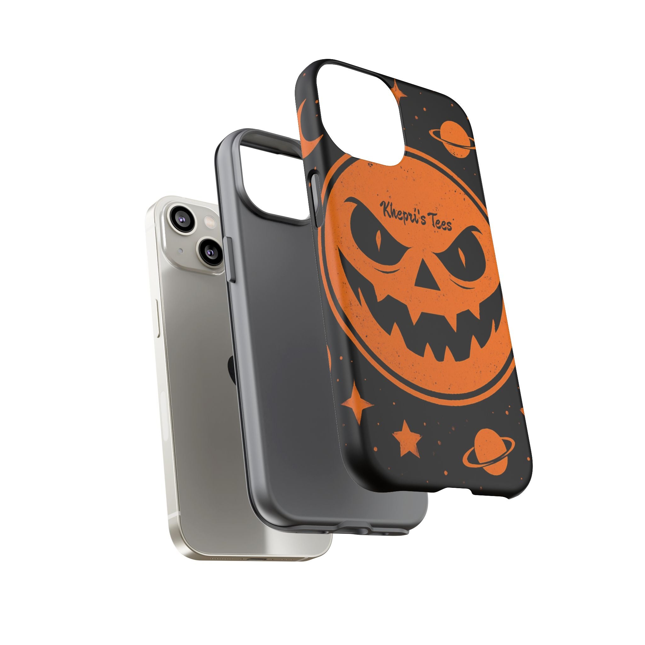 Halloween Phone Case, Spooky Cell Phone Cover, Tough Case for Halloween Lovers, Galaxy Print Phone Accessory, Kids & Adults Gift