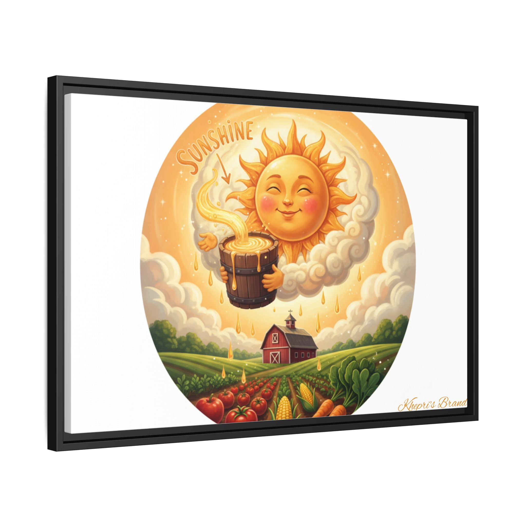 Sun Drip-Framed Matte Picture