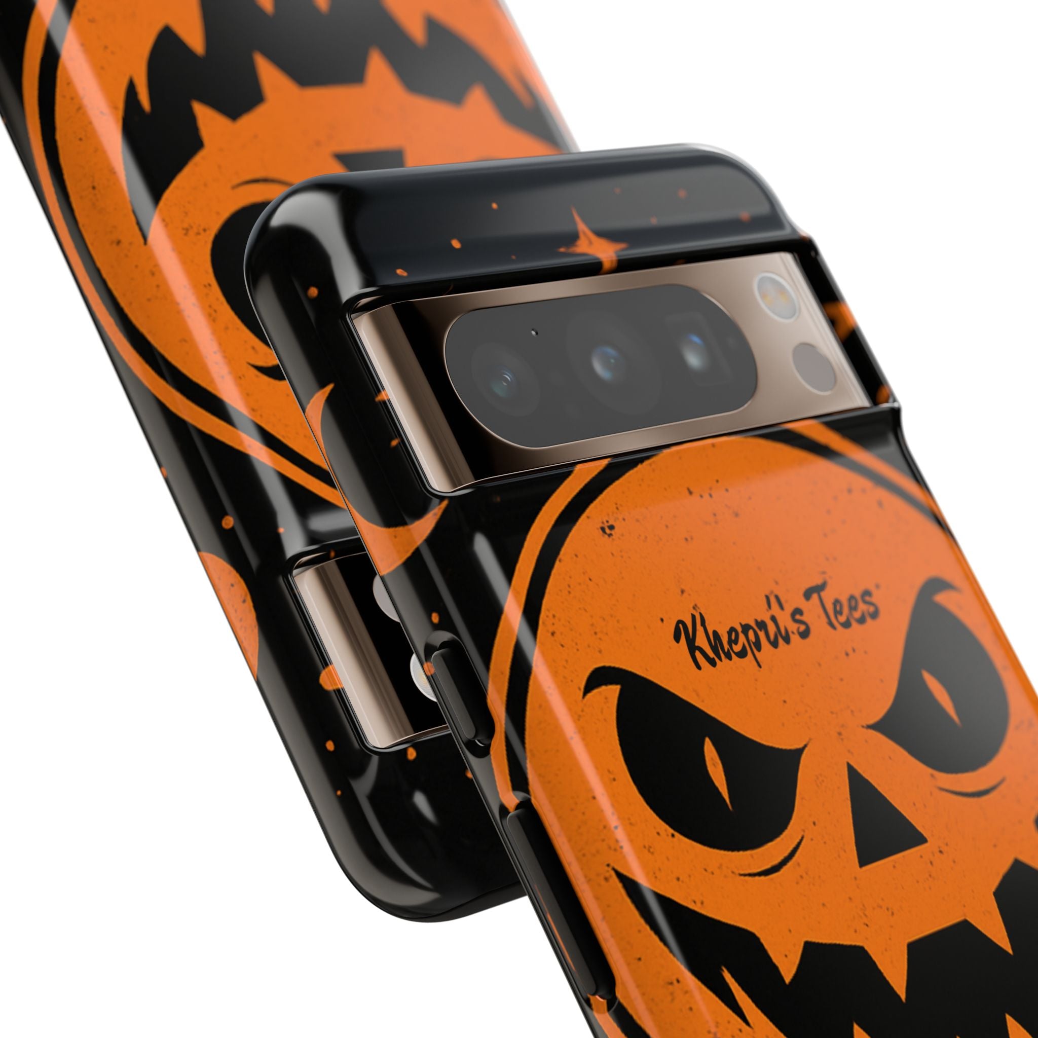 Halloween Monster Sun Phone Case, Spooky Cell Phone Cover, Tough Case for Halloween Lovers, Galaxy Print Phone Accessory, Kids & Adults Gift