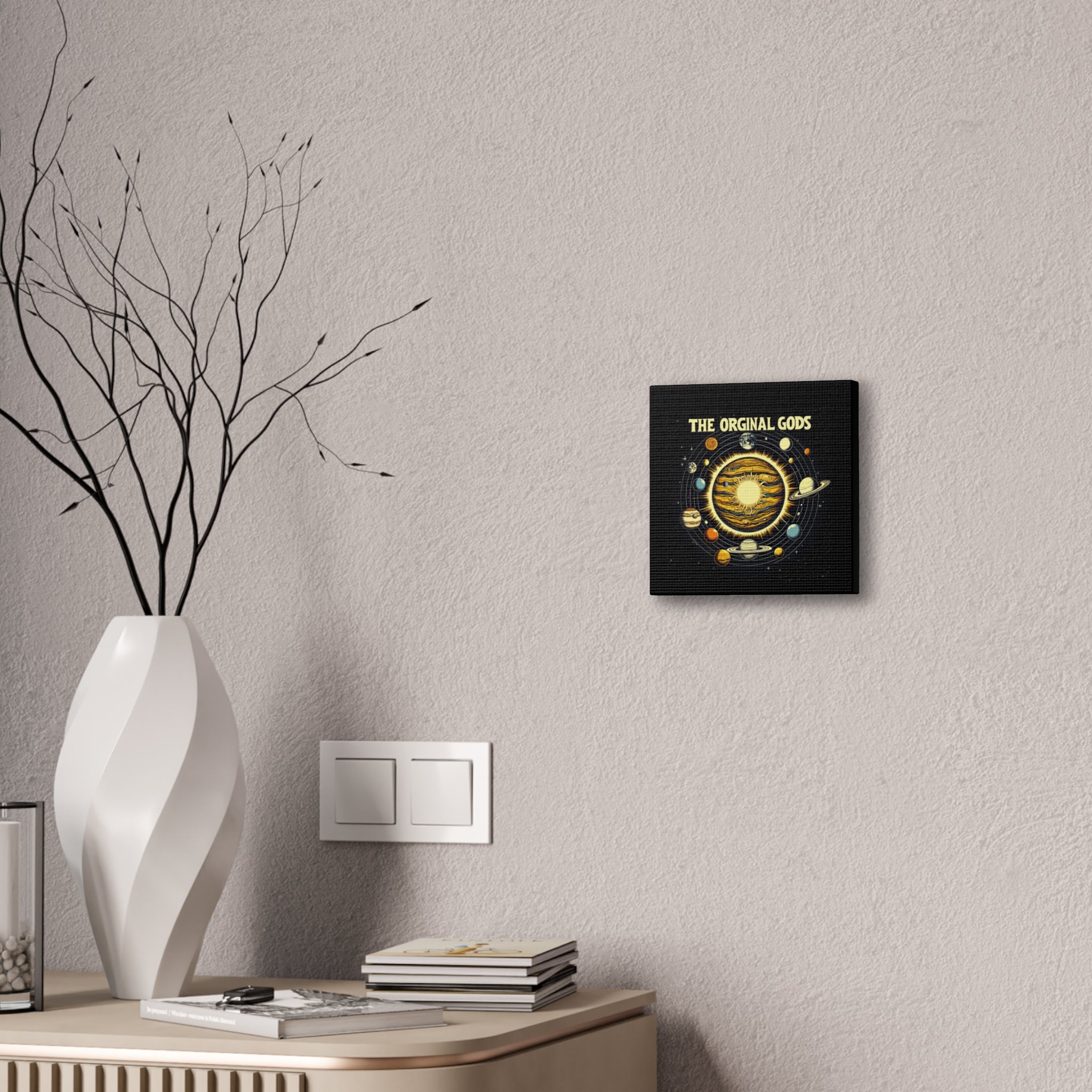 "The Original Gods" Canvas Wall Art — Classic Planetary Picture
