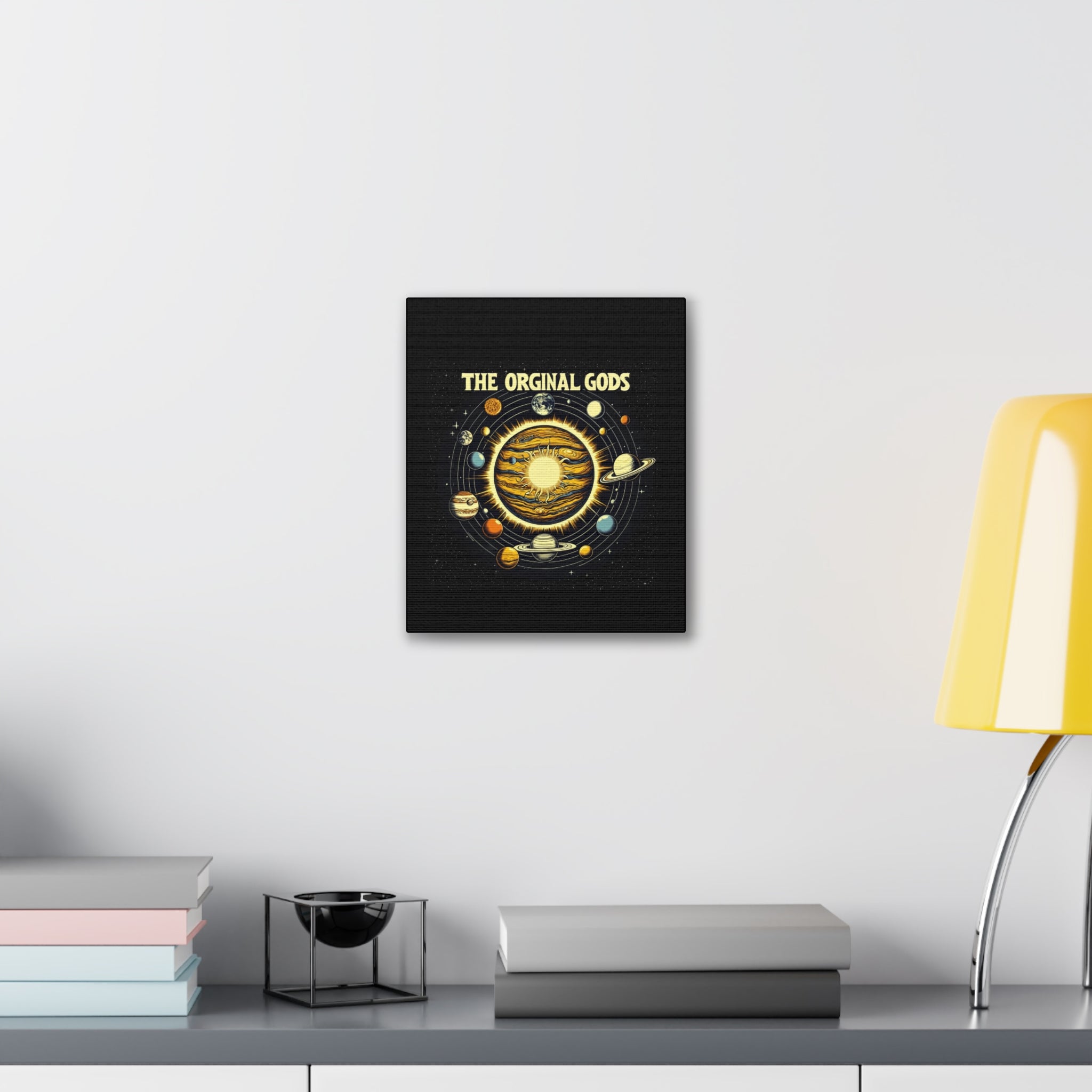 "The Original Gods" Canvas Wall Art — Classic Planetary Picture