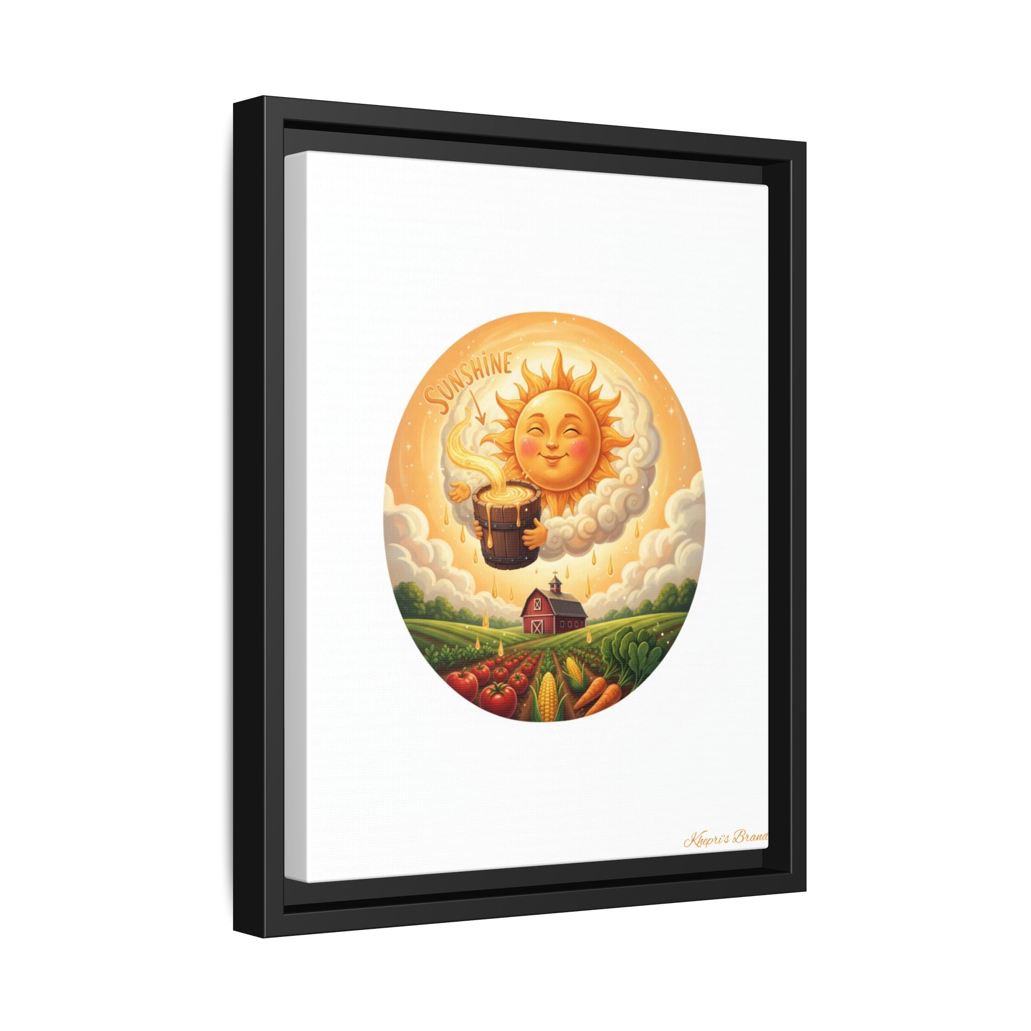 Sun Drip-Framed Matte Picture