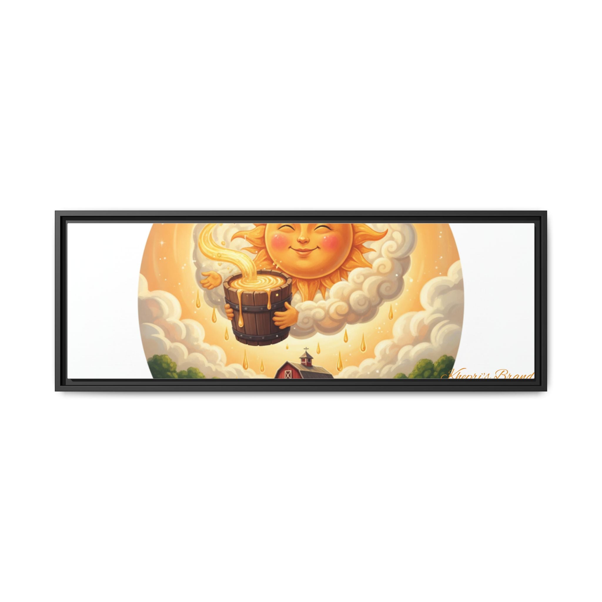 Sun Drip-Framed Matte Picture
