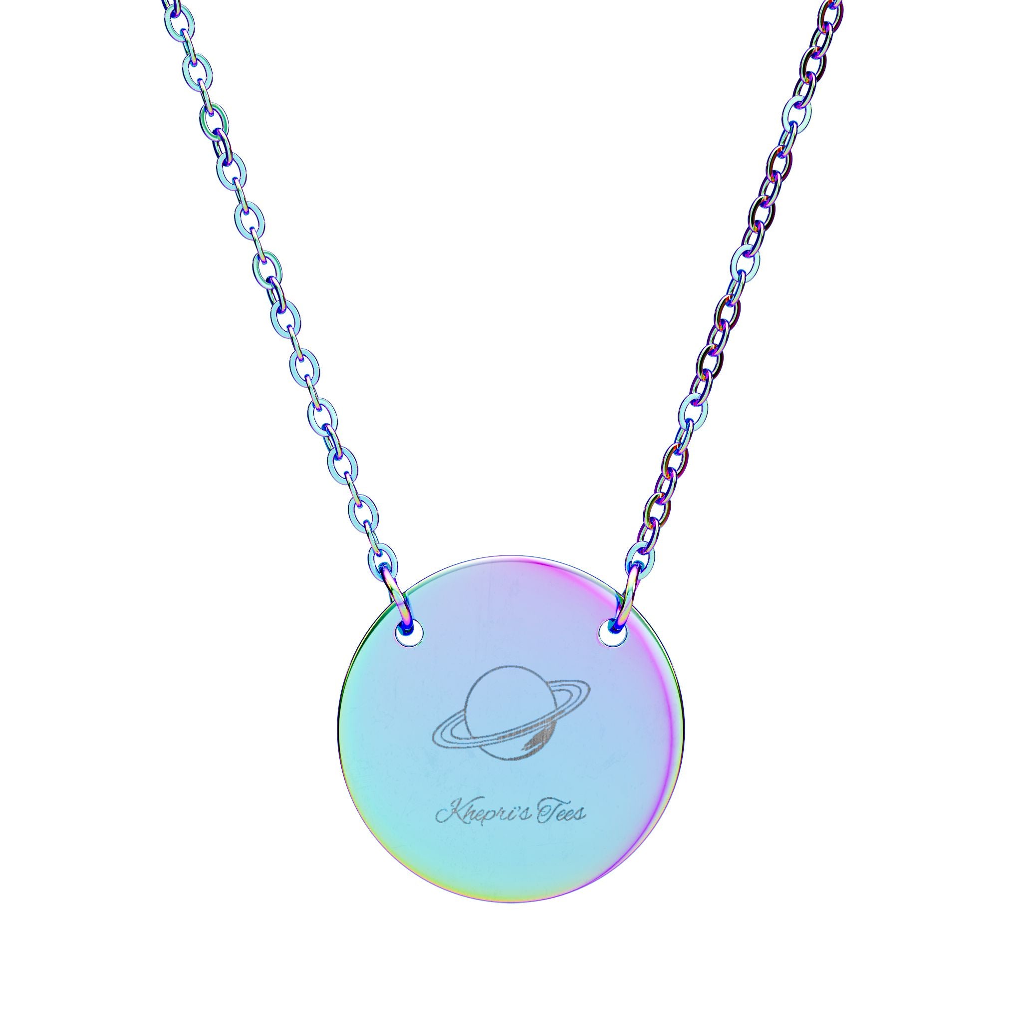 Saturn Circle Necklace — Pendant