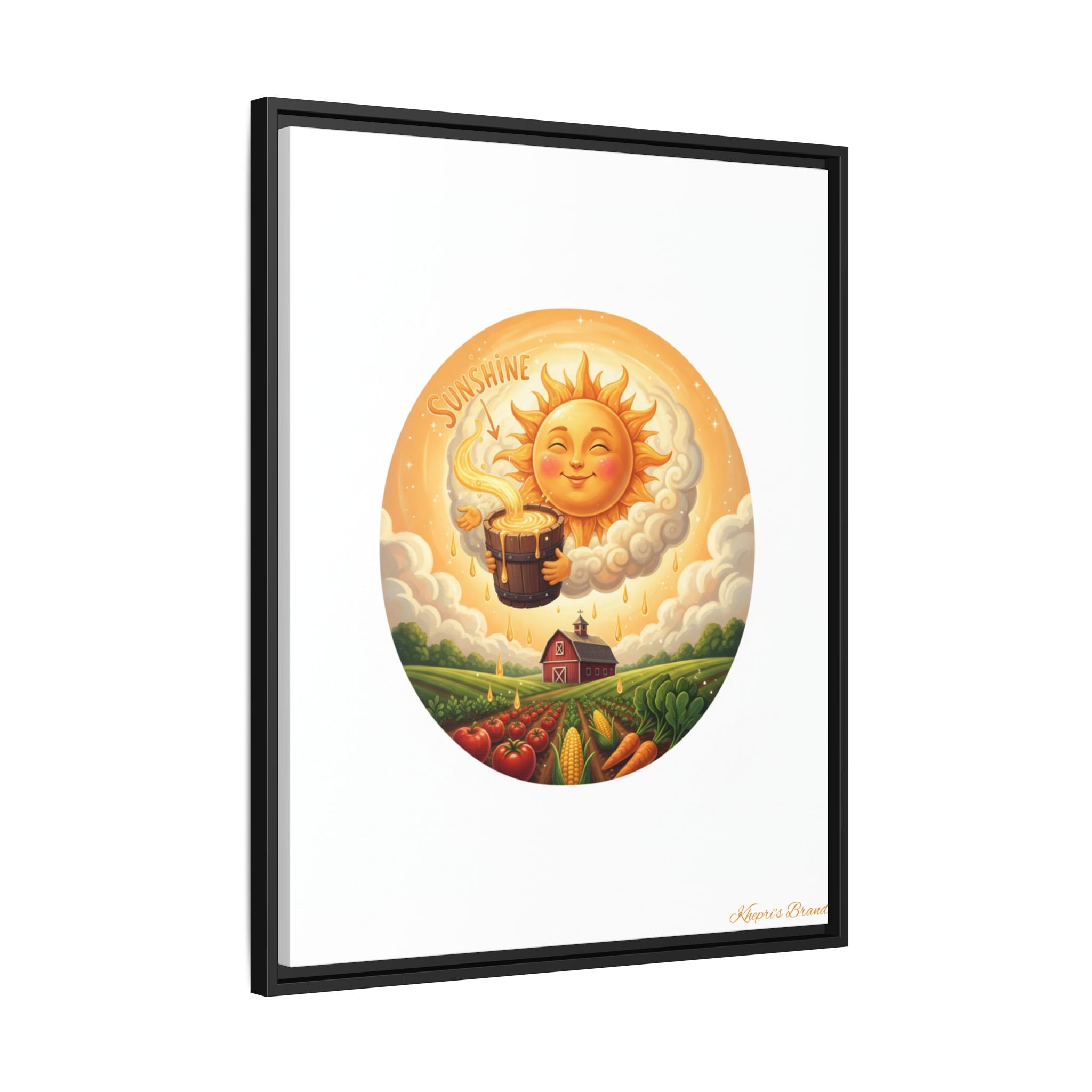 Sun Drip-Framed Matte Picture