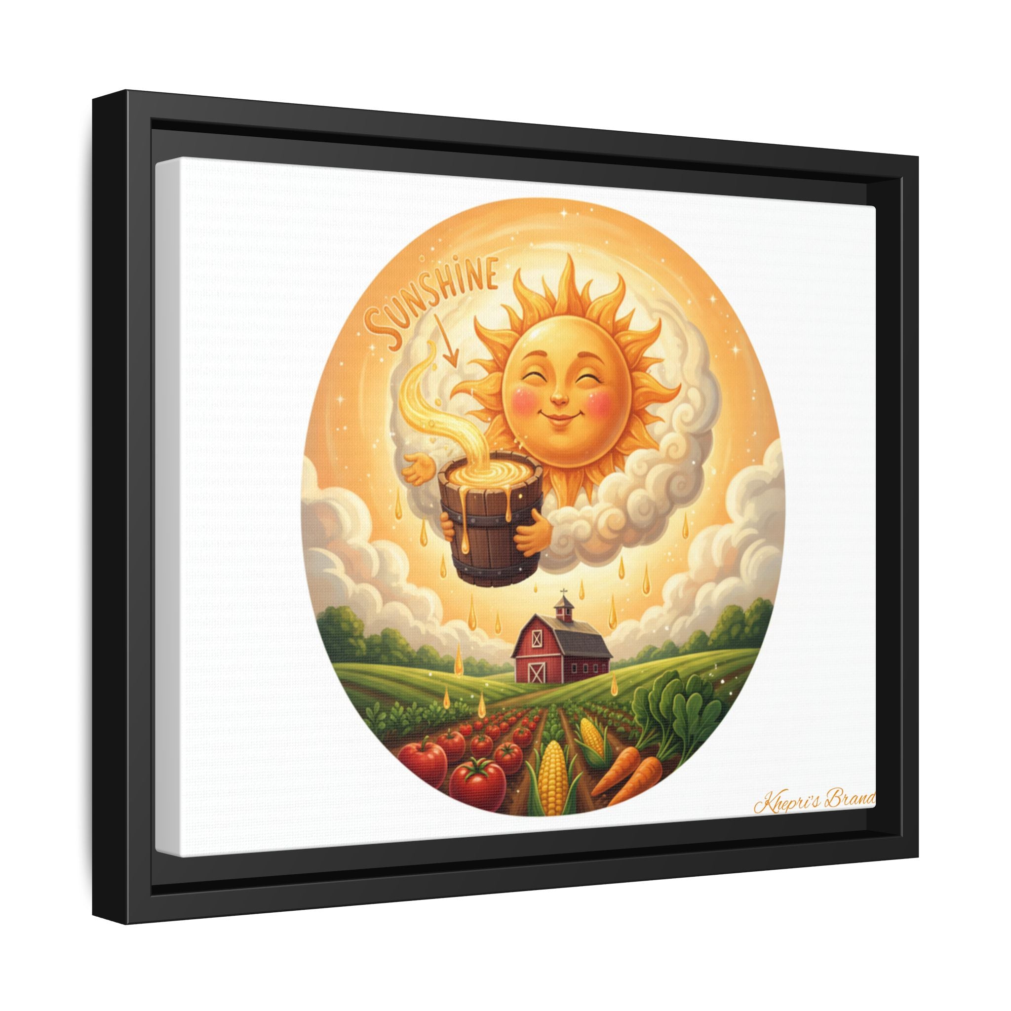 Sun Drip-Framed Matte Picture