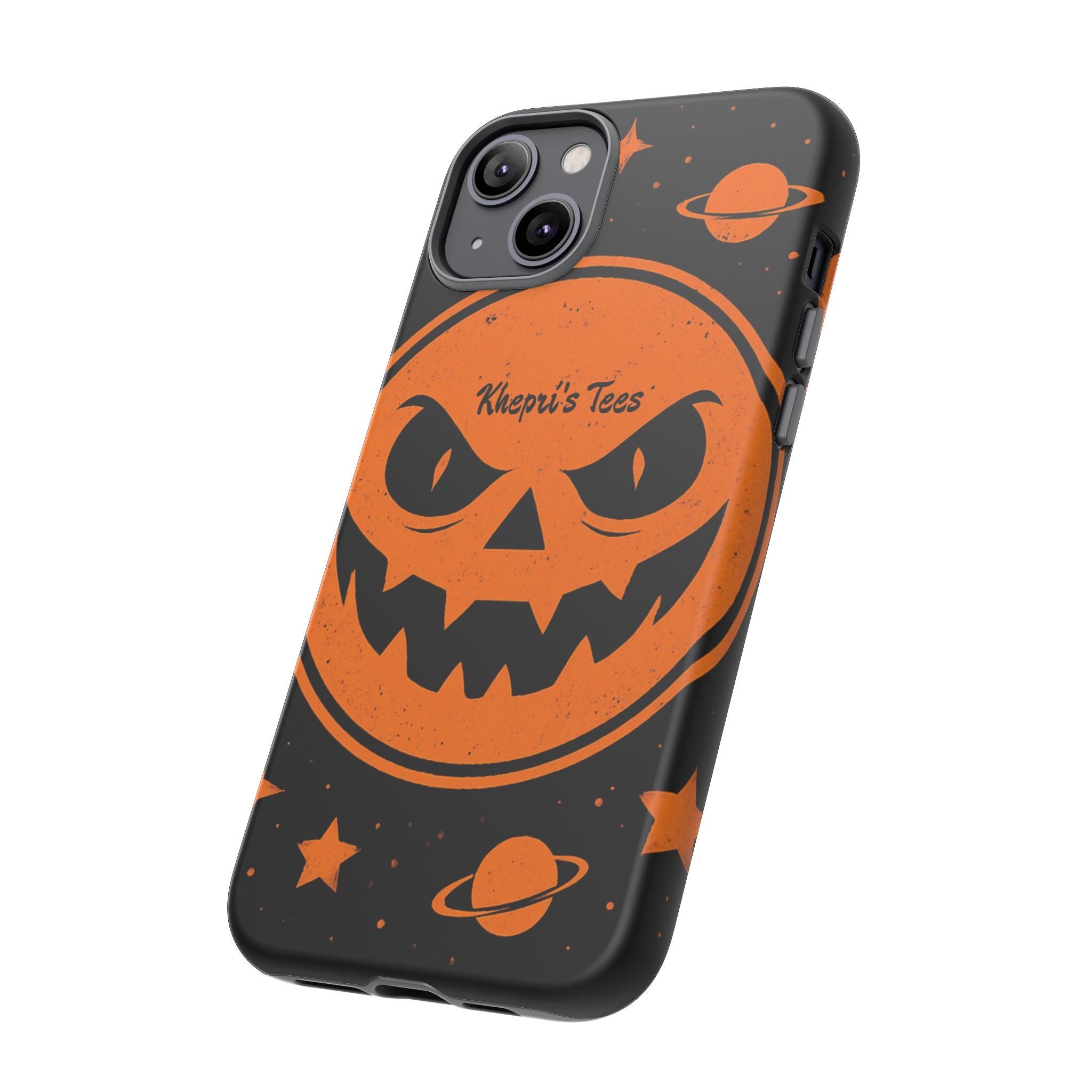 Halloween Phone Case, Spooky Cell Phone Cover, Tough Case for Halloween Lovers, Galaxy Print Phone Accessory, Kids & Adults Gift