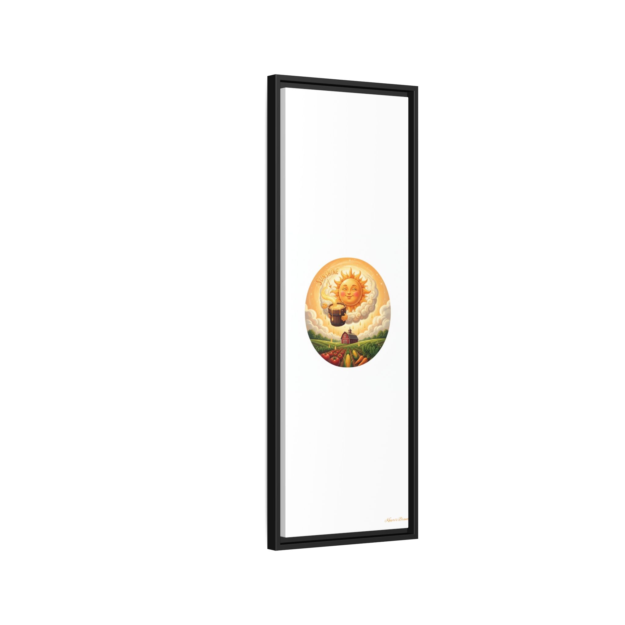 Sun Drip-Framed Matte Picture