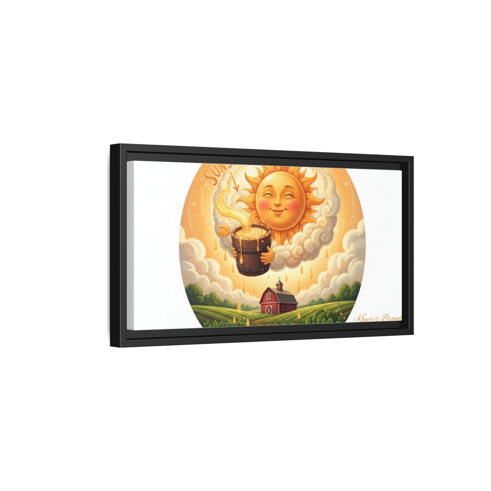 Sun Drip-Framed Matte Picture