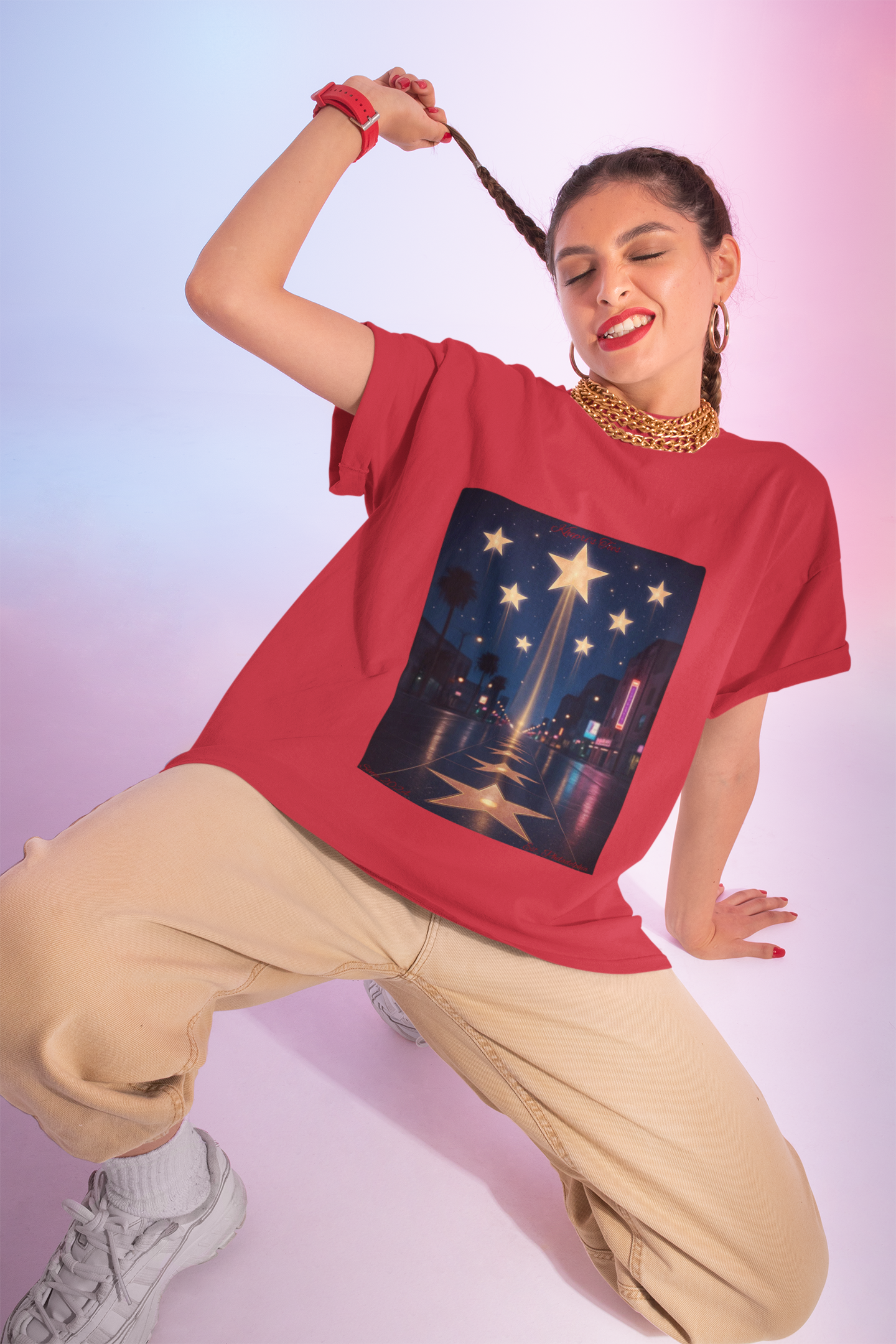 Incarnate Stars  T-Shirt, Casual Tee, Graphic T-Shirt, Gift for Him/Her, Festive Apparel, Birthday, Holiday