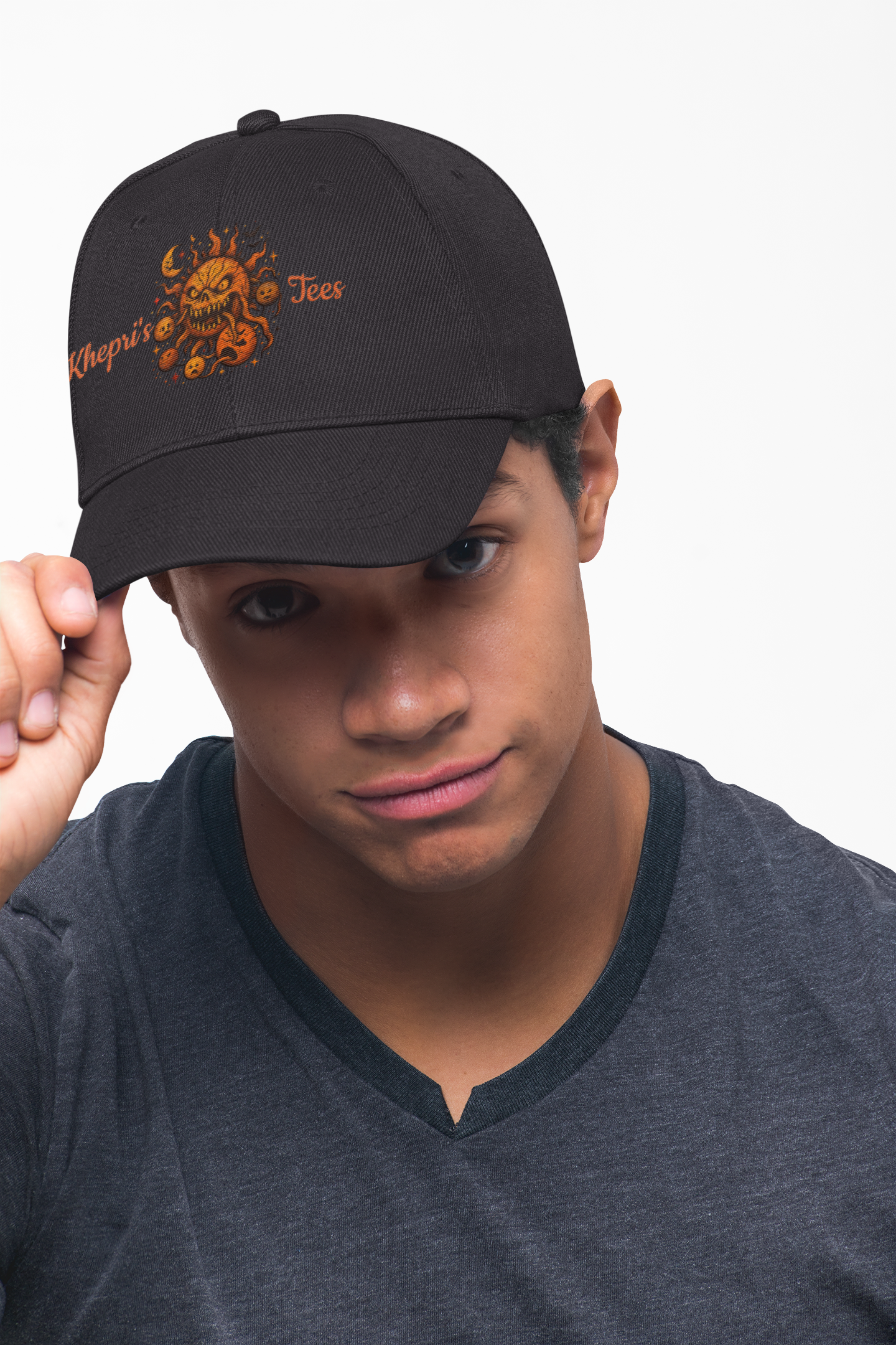 KT Monster Sun Hat-Flat Bill Cap (Embroidery)