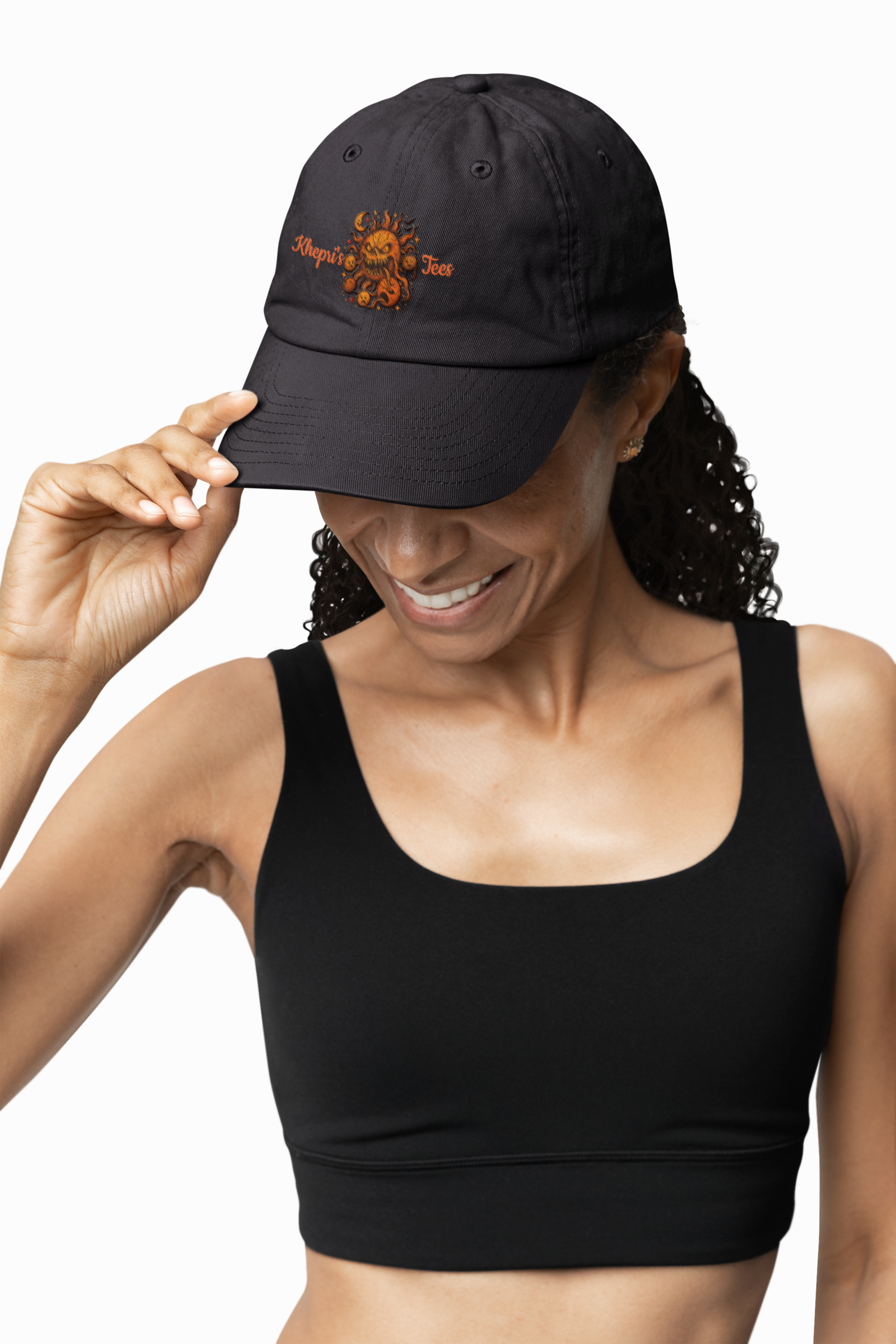 KT Monster Sun Hat-Flat Bill Cap (Embroidery)