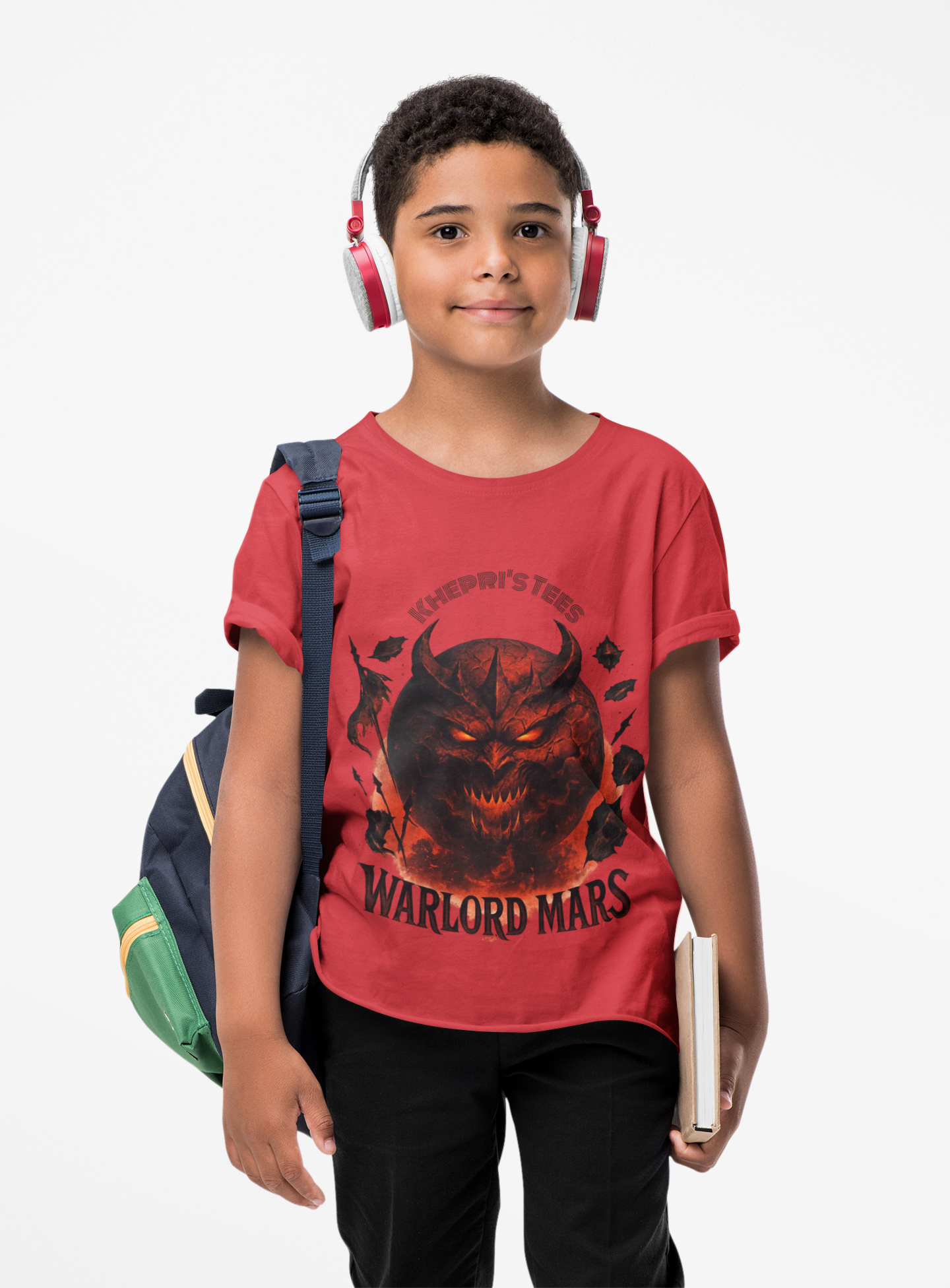 Kids Graphic Tee - Warlord Mars, Cool Kids T-Shirt, Unique Children's Apparel, Perfect for Birthdays, Casual Wear, Halloween