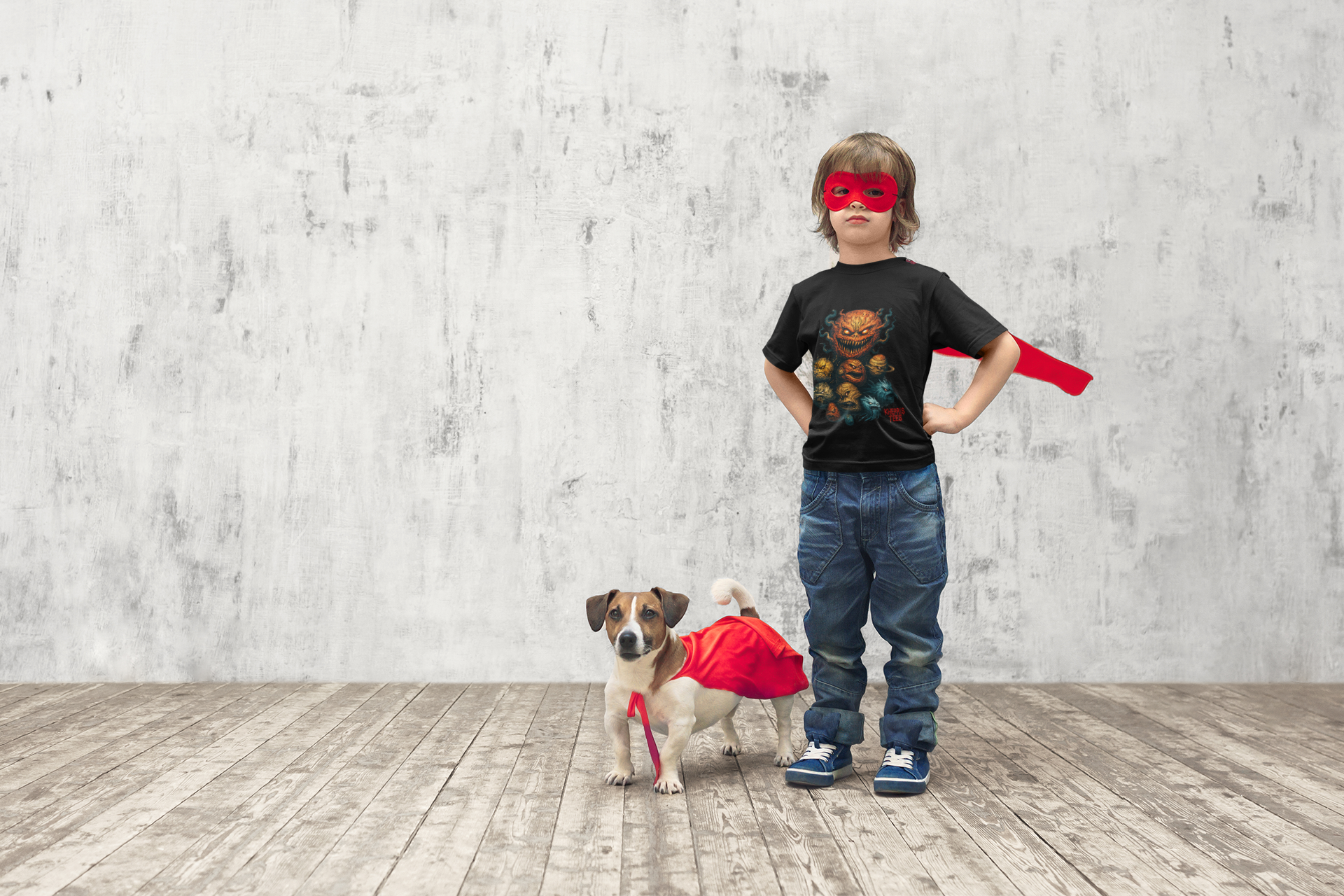 Monsters in Heaven-Toddler Short Sleeve Tee