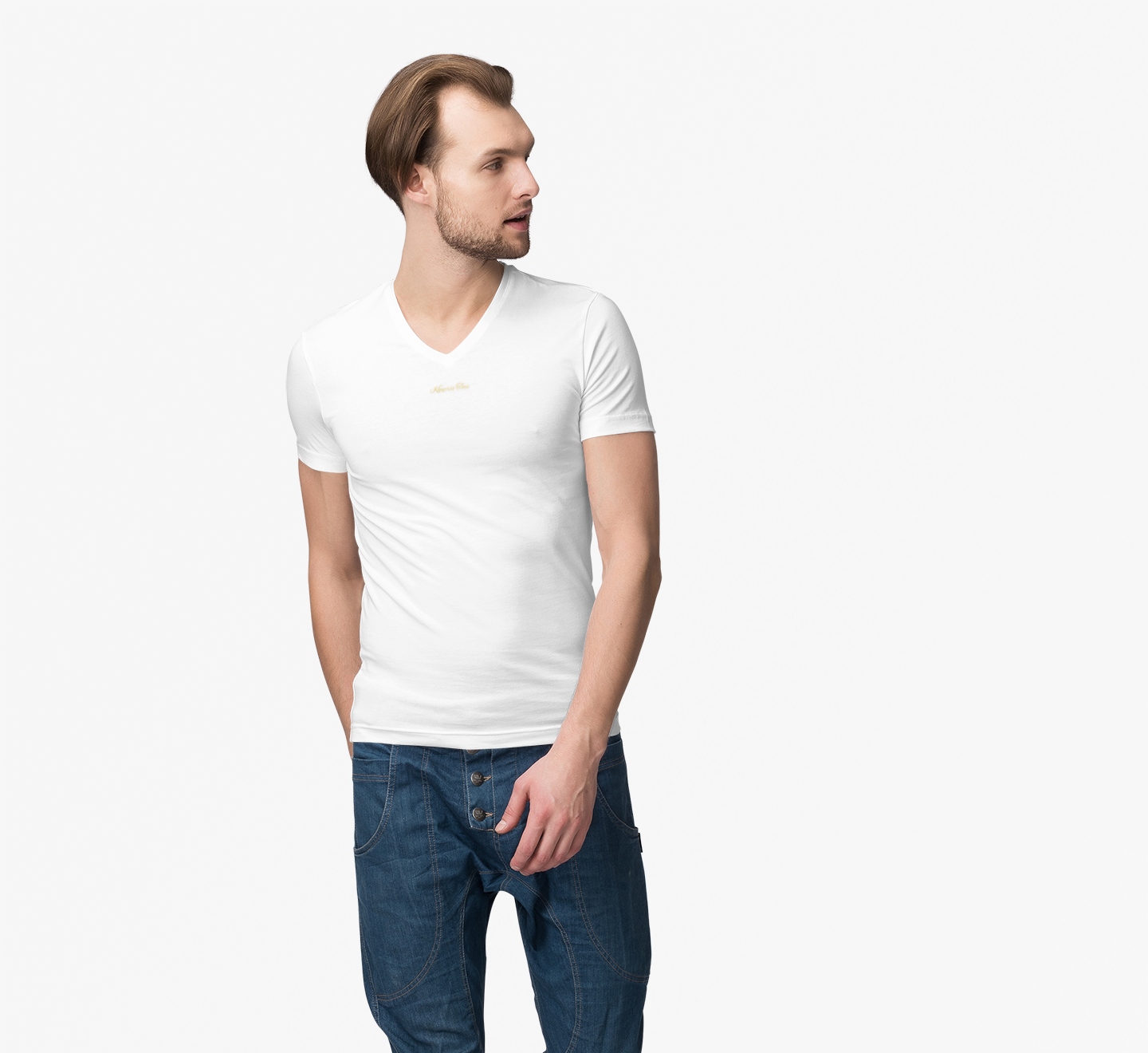 Hyperdimensional Portal-Unisex Jersey Short Sleeve V-Neck Tee