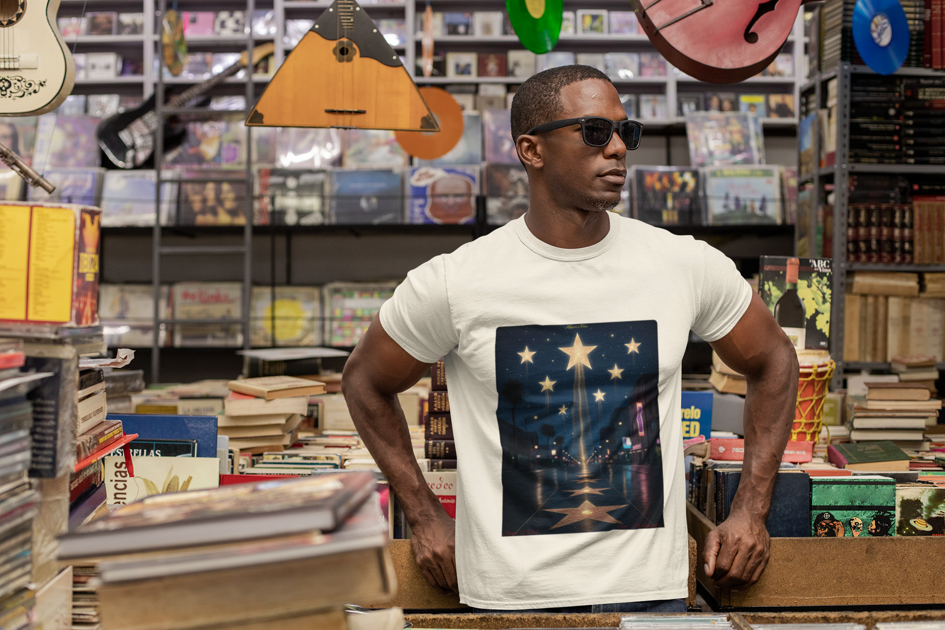 Stars Incarnate T-Shirt, Casual Tee, Graphic T-Shirt, Gift for Him/Her, Festive Apparel, Birthday, Holiday