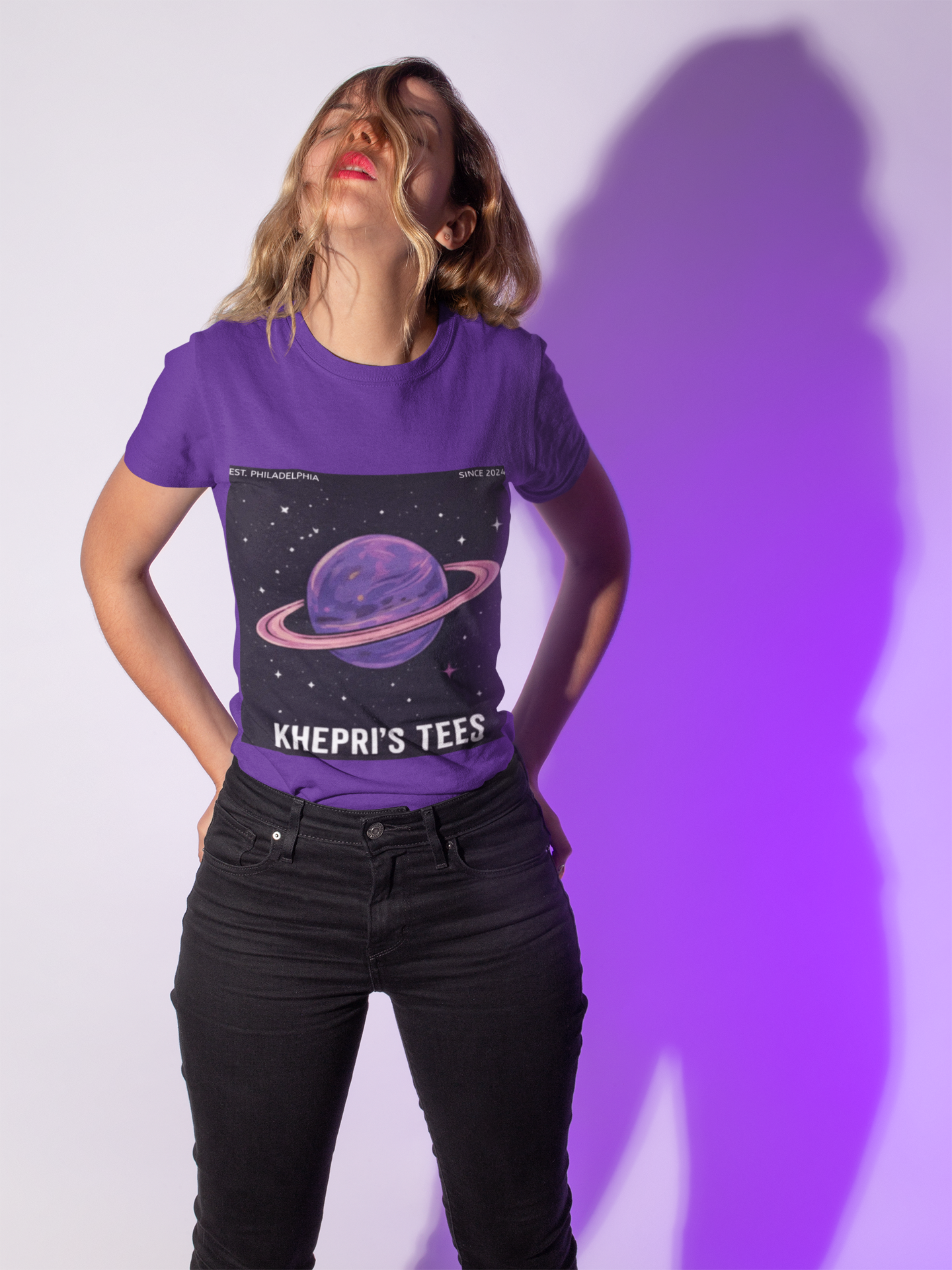 Saturn Space Tee — Vintage Planet Graphic T-Shirt