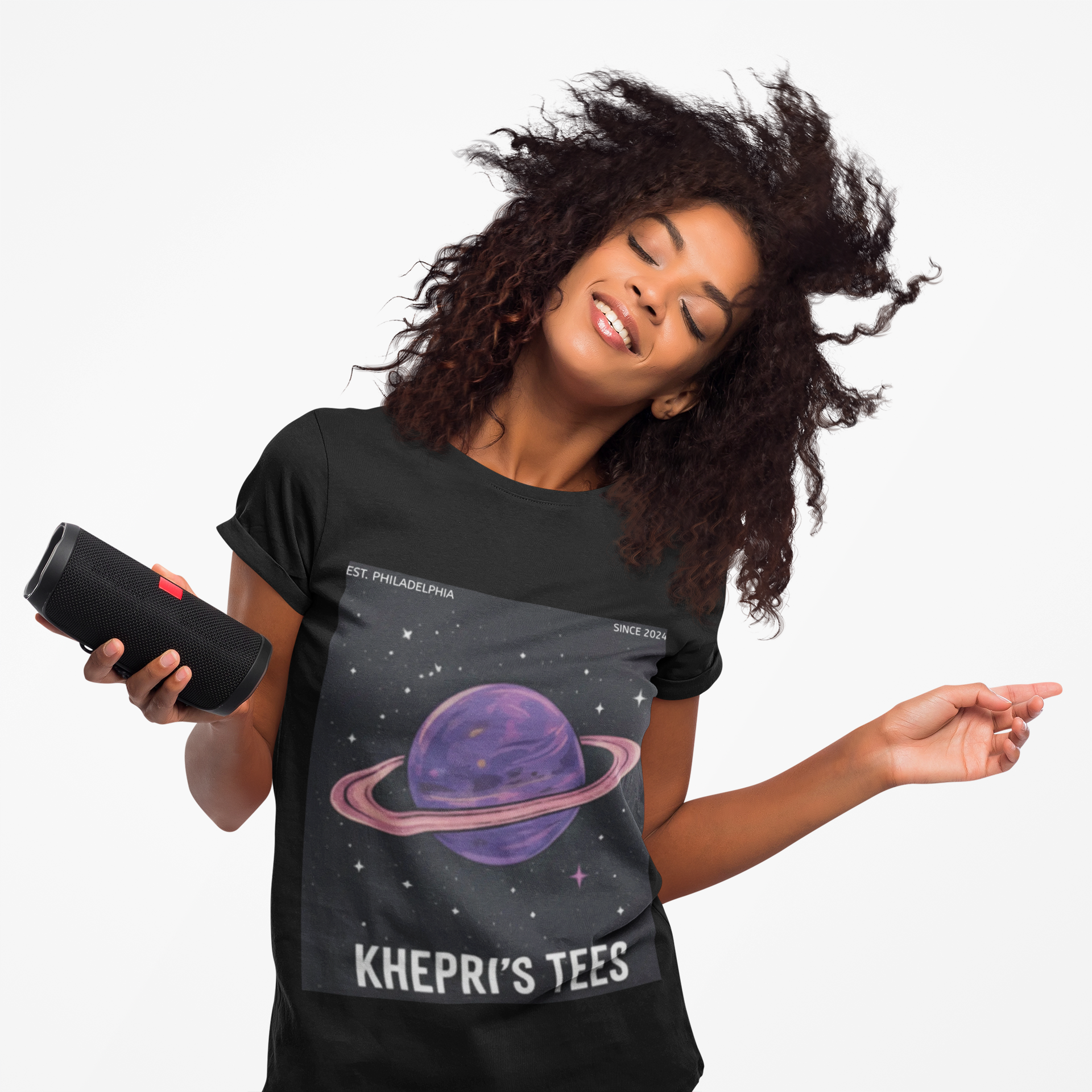 Saturn Space Tee — Vintage Planet Graphic T-Shirt