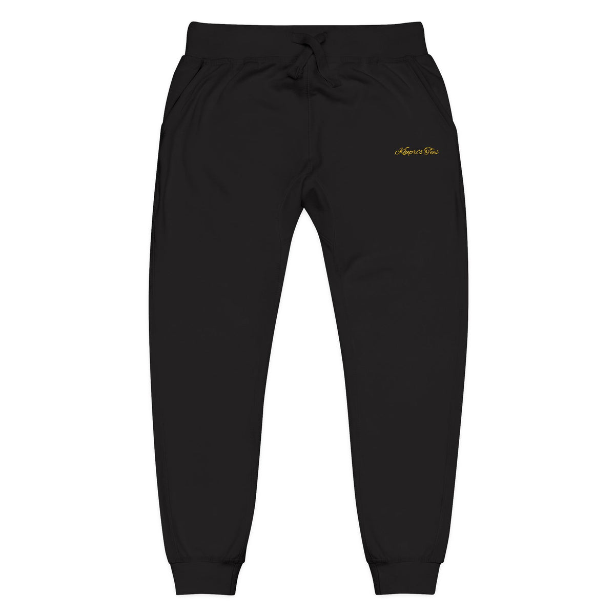 Cozy Unisex Fleece Sweatpants with Embroidery, Perfect for Lounging, Outdoor Activities, Gift for Him/Her, Personalized Relaxation Wear