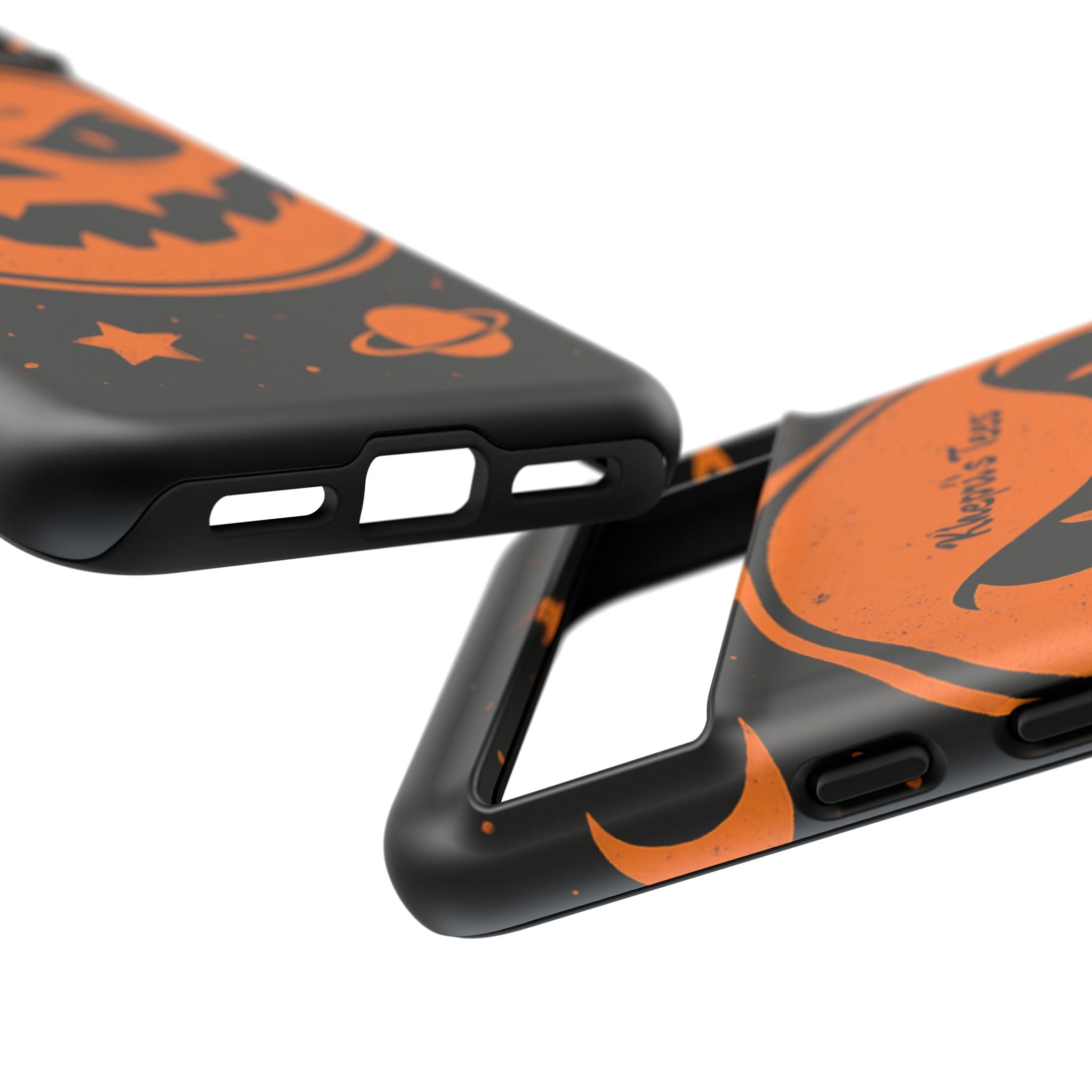 Halloween Phone Case, Spooky Cell Phone Cover, Tough Case for Halloween Lovers, Galaxy Print Phone Accessory, Kids & Adults Gift