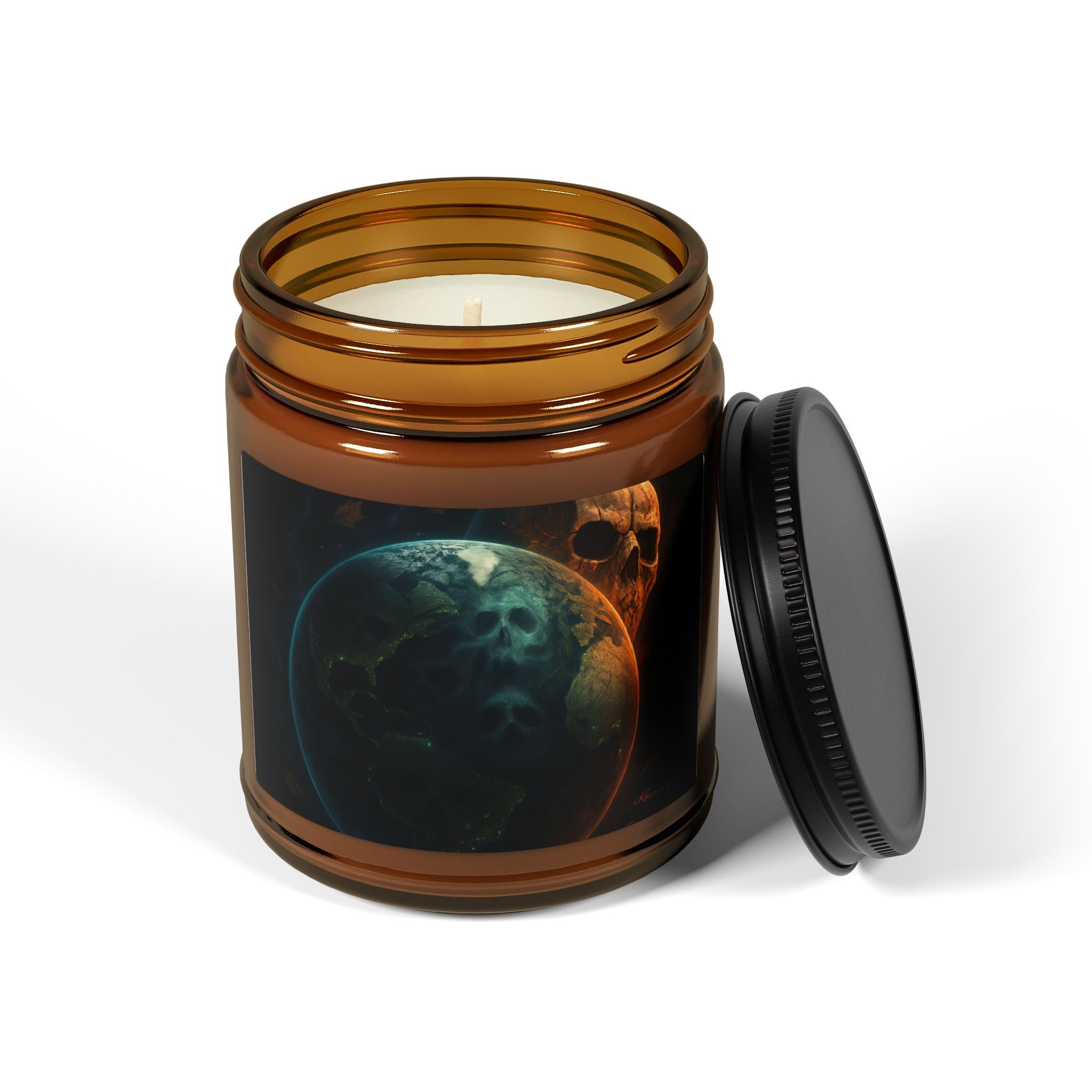 Monster Earth Monster Moon-Halloween  Scented Soy Candle, Autumn Decor, Cozy Home Fragrance, Spooky Gift, Fall Celebration