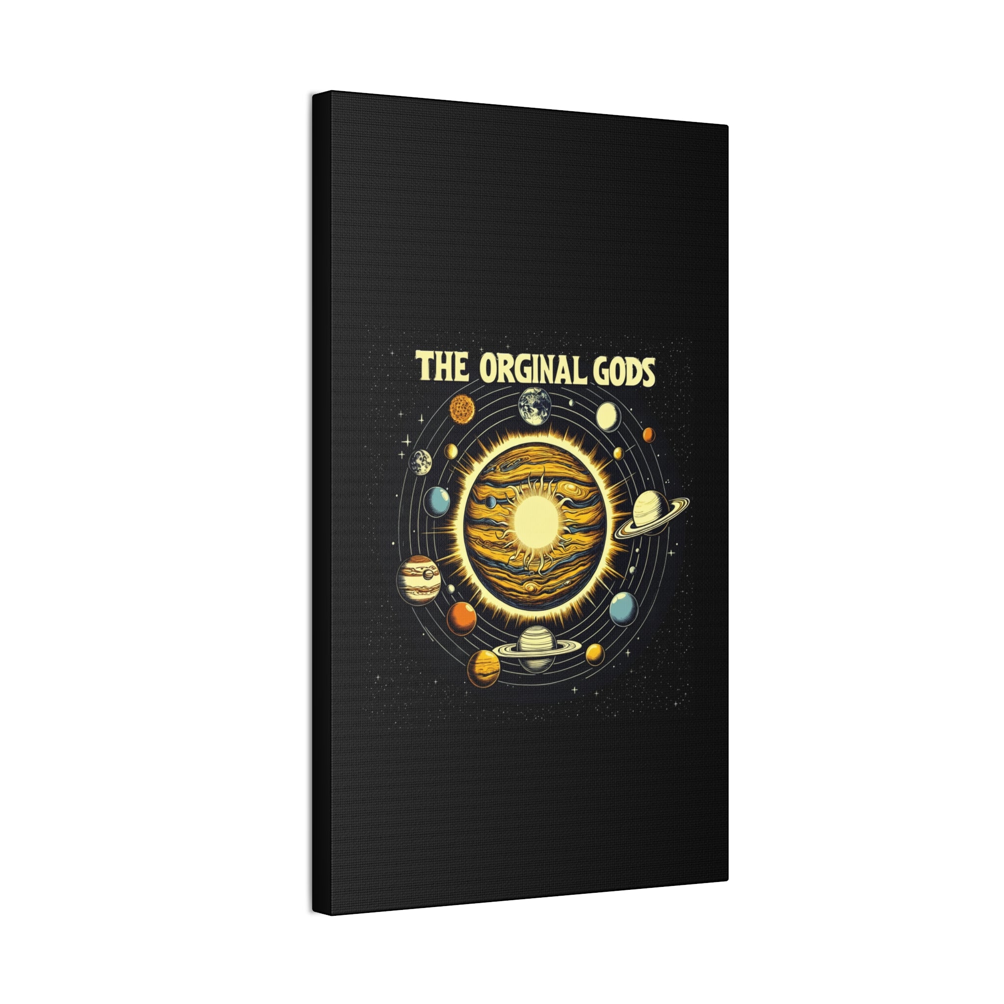 "The Original Gods" Canvas Wall Art — Classic Planetary Picture