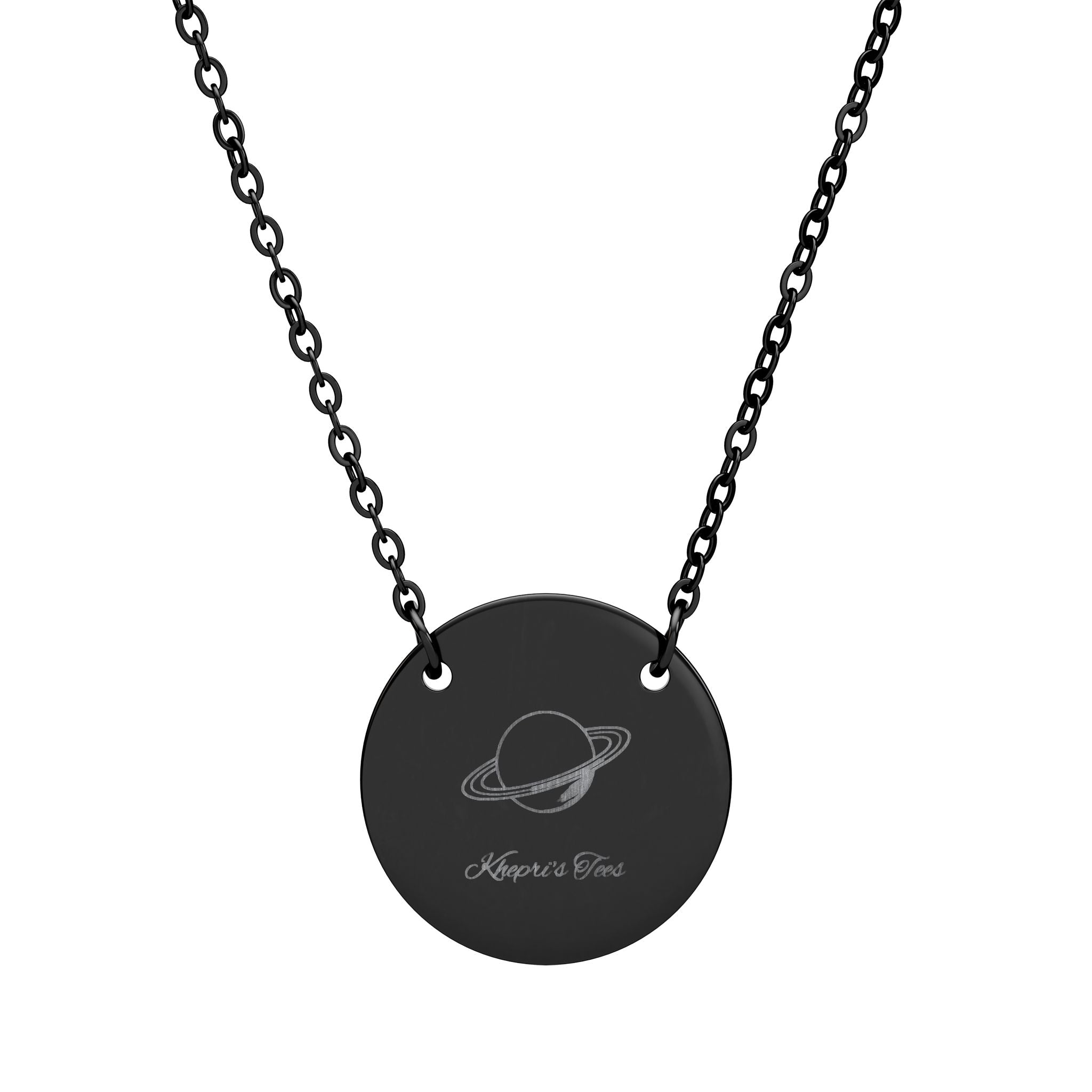 Saturn Circle Necklace — Pendant