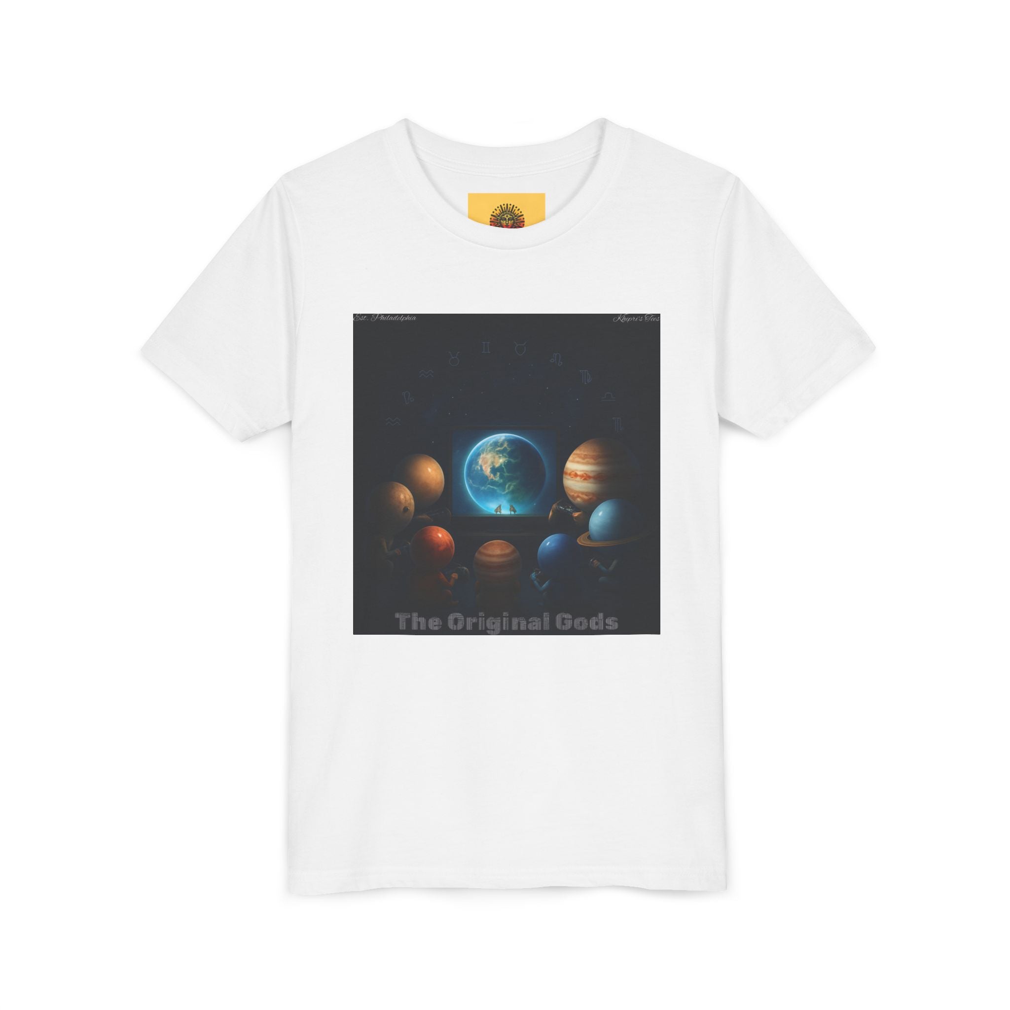 OG Gaming- Youth Tee - Cosmic Zodiac Shirt, Kids Graphic Tee, Space Design, Birthday Gift, Science Lover Tee