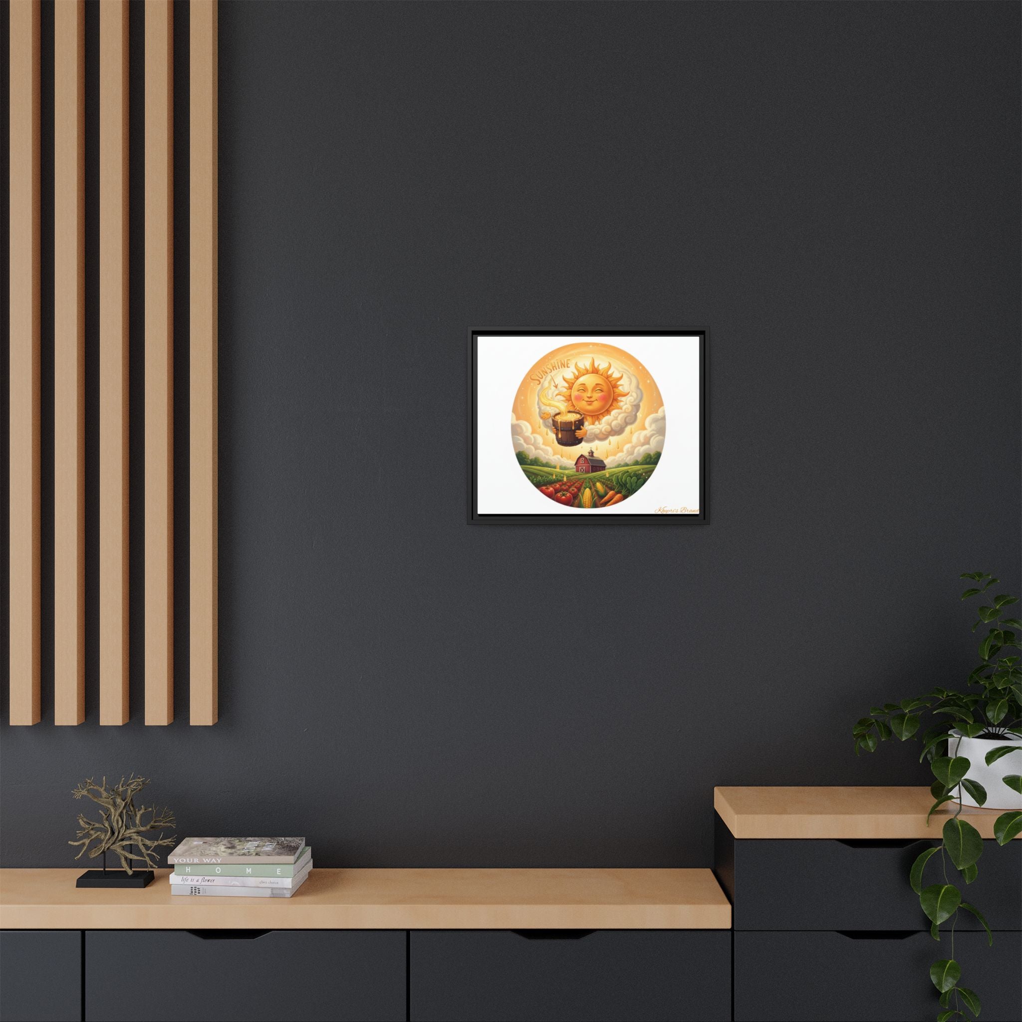 Sun Drip-Framed Matte Picture