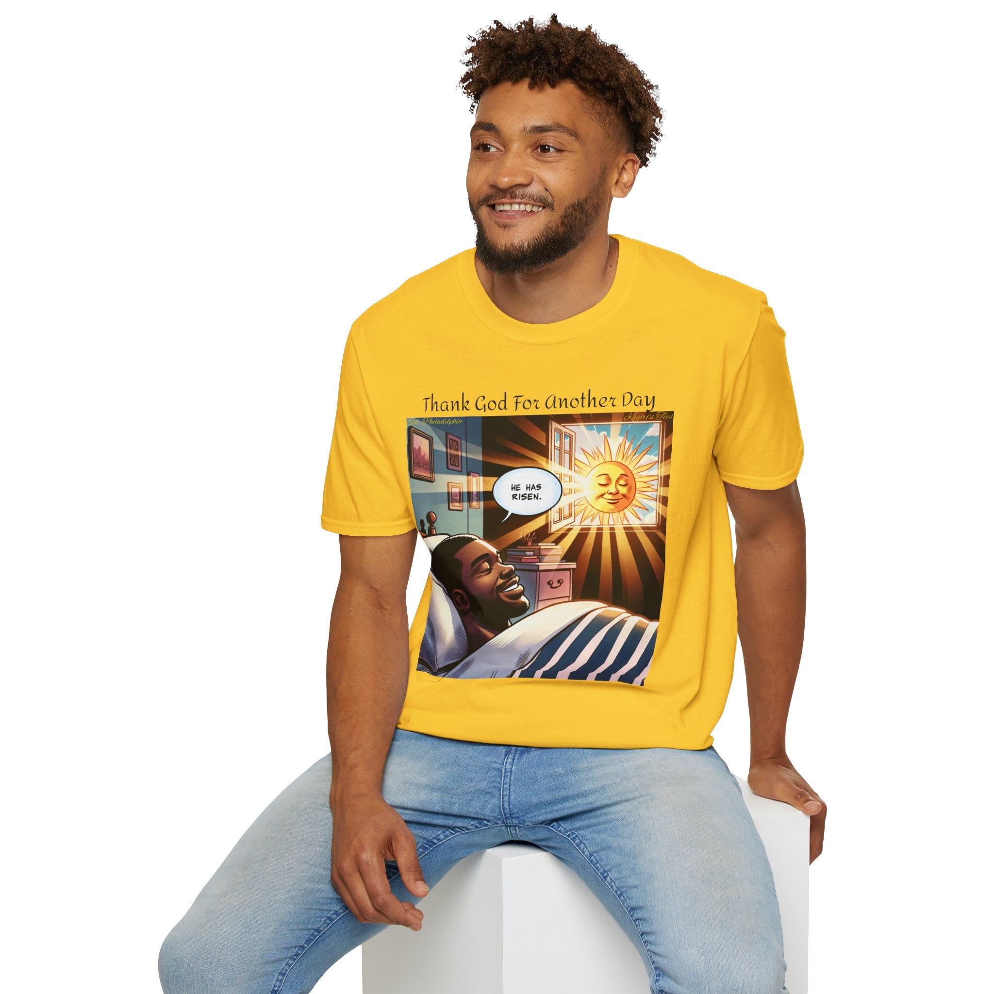 He Has Risen-Unisex Softstyle T-Shirt