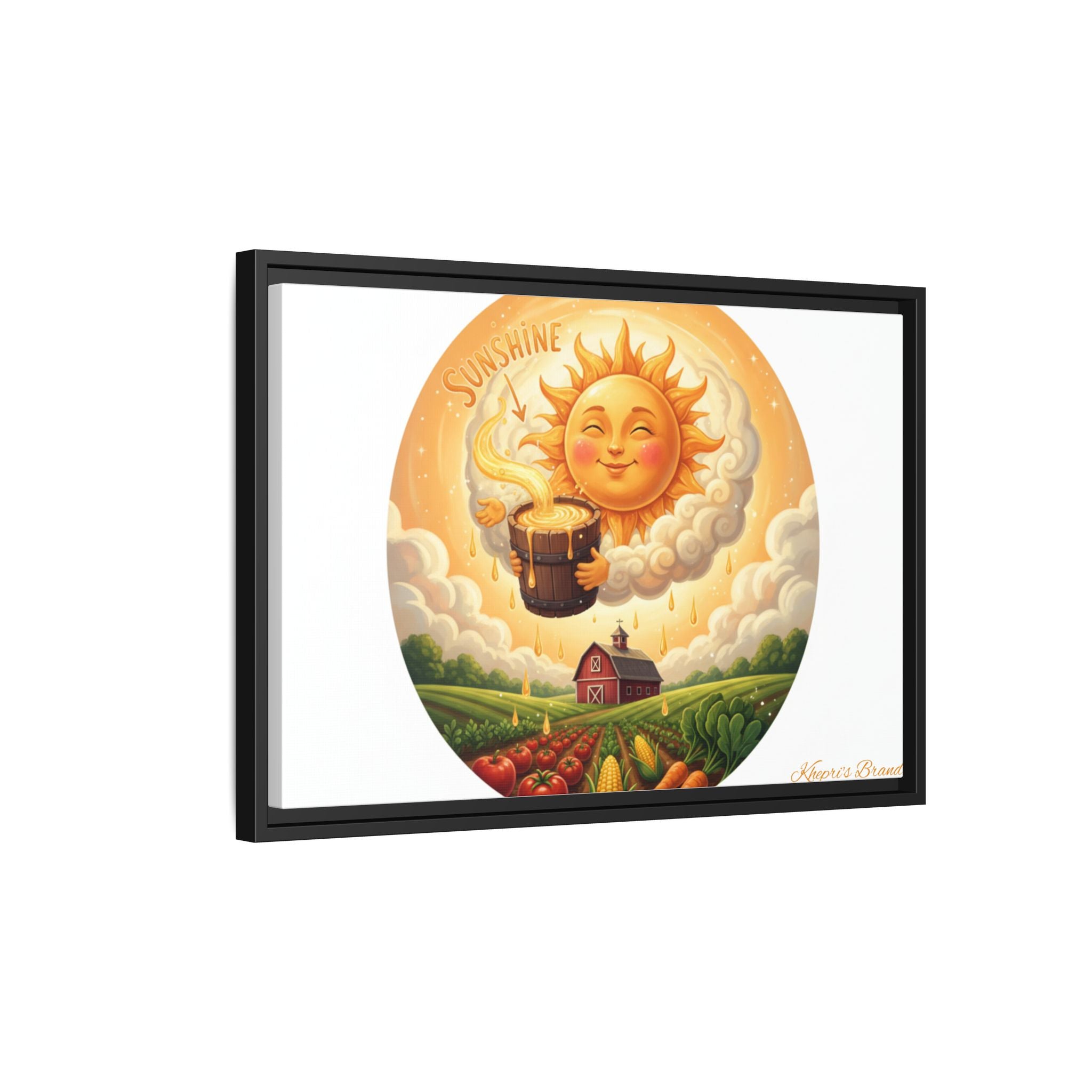 Sun Drip-Framed Matte Picture