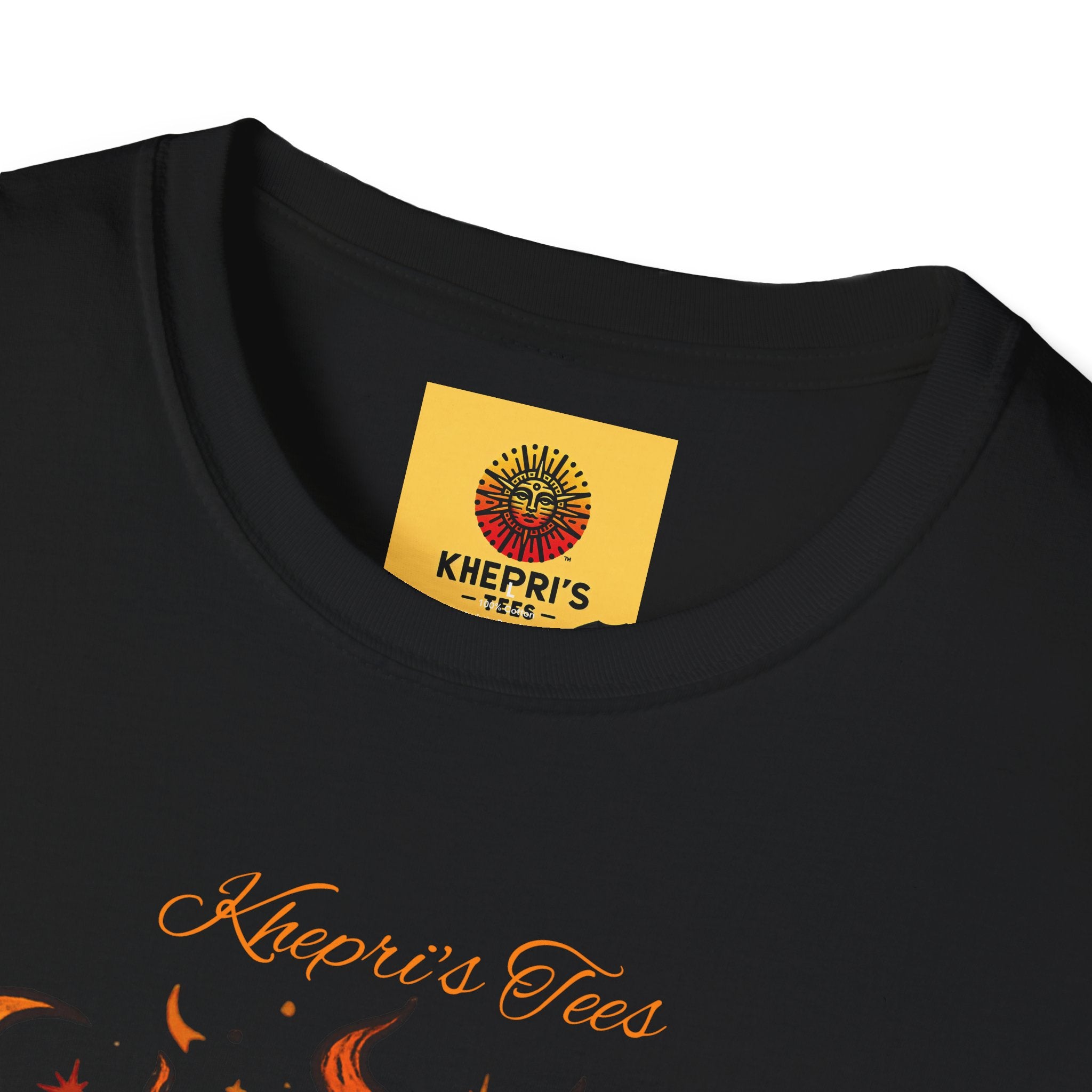 Spooky Sun Graphic T-Shirt, Halloween Shirt, Unisex Softstyle Tee, Autumn Fashion, Trendy Graphic Tee