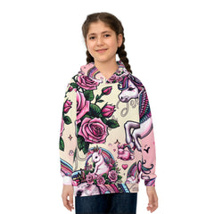Rainbow Rabbit Unicorn Hoodie-Youth