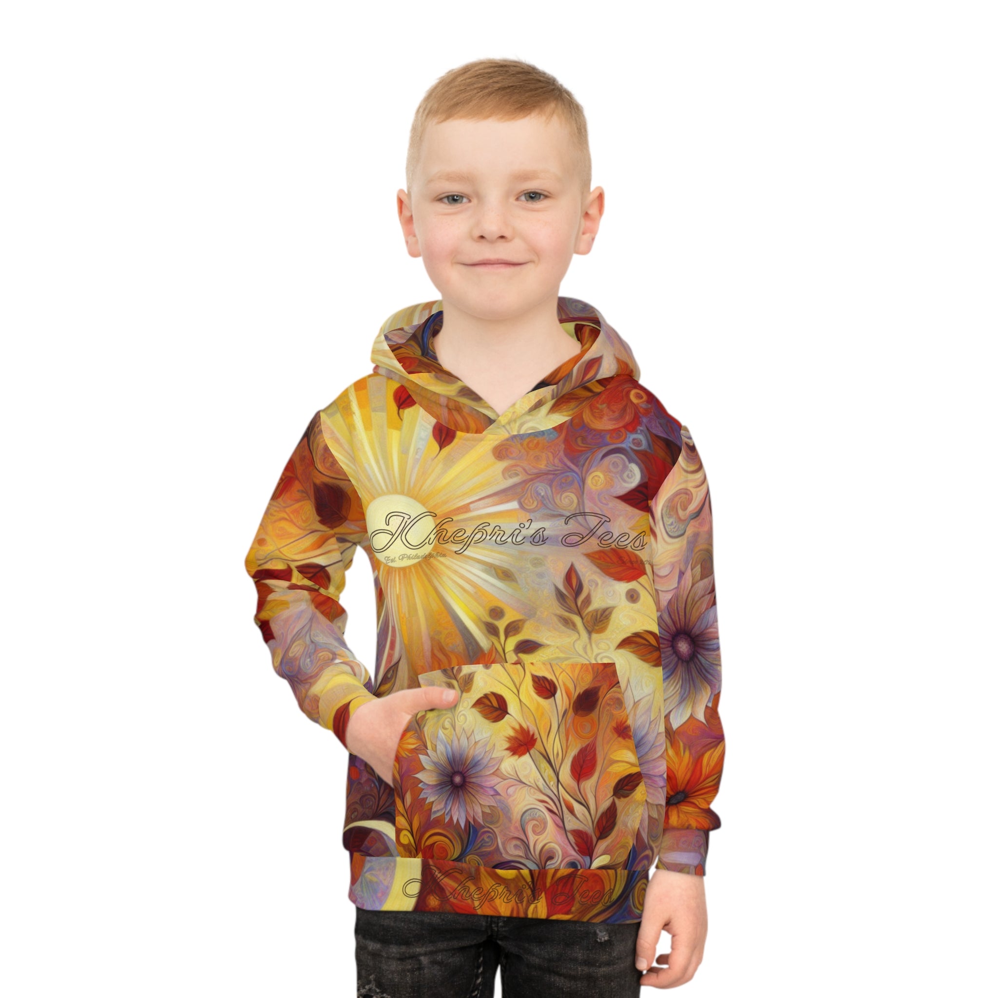 Fall Sun-Children's Hoodie for Trendy Kids - Wear as a Top or Jacket