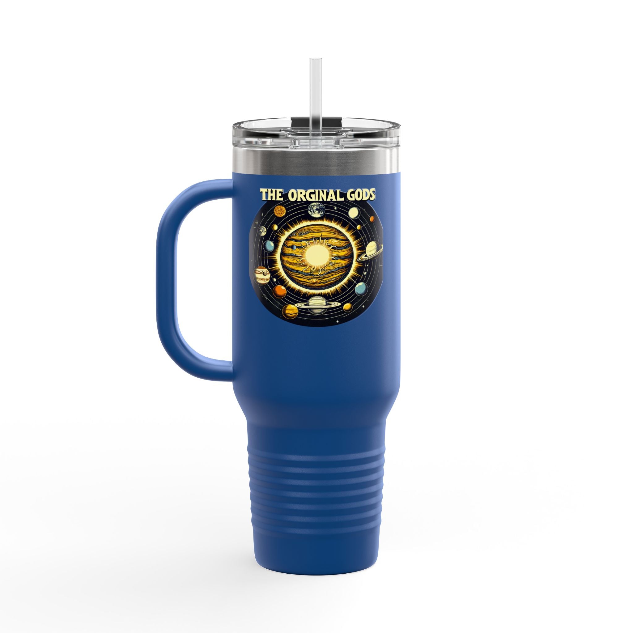 "The Original Gods" 40oz Insulated Travel Mug —Solar System Design