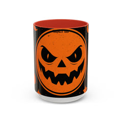 Halloween Pumpkin Khepri's Tees Coffee Mug, Spooky, Halloween Gift, Funny Coffee Cup, Autumn Decor, Fall Beverage Mug