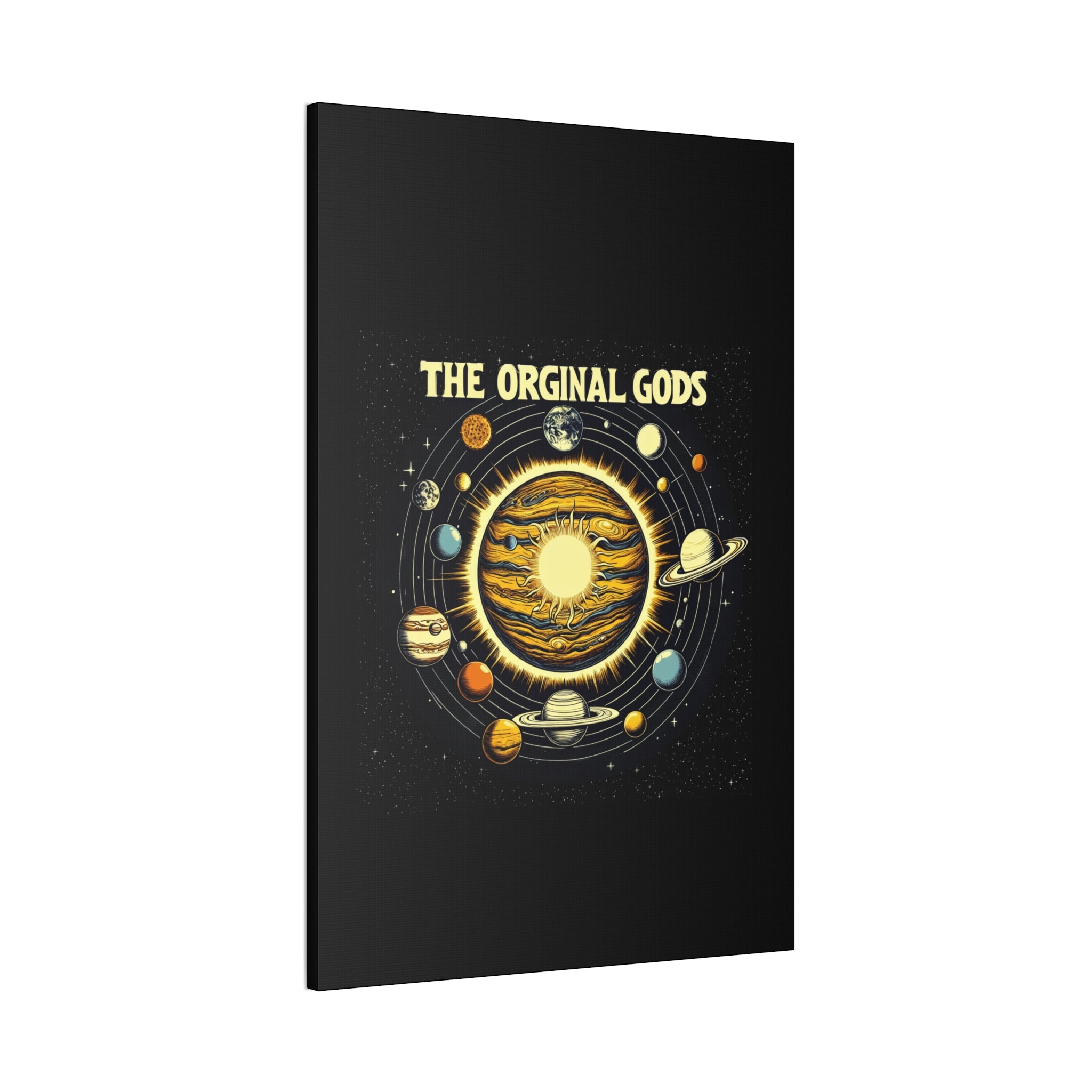 "The Original Gods" Canvas Wall Art — Classic Planetary Picture