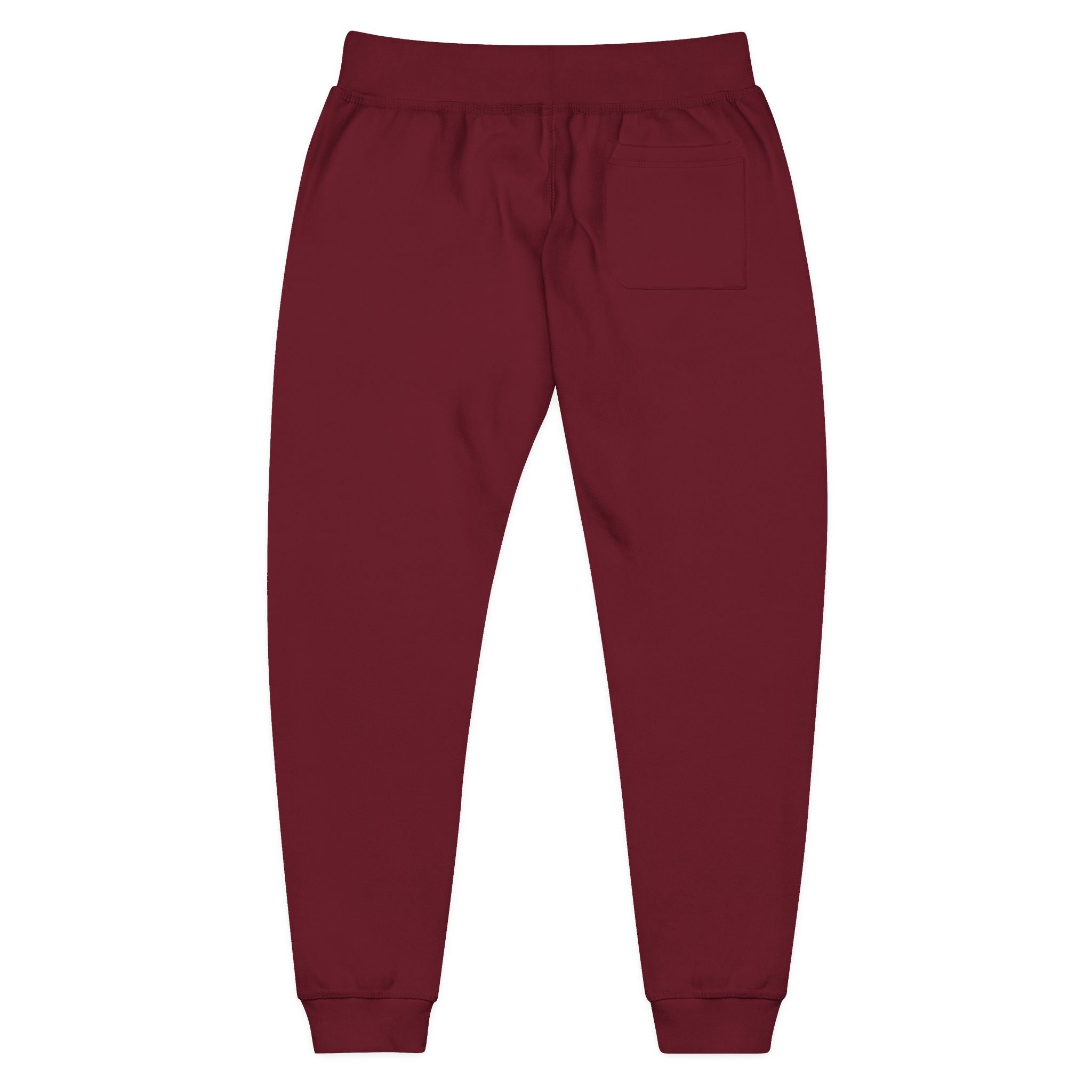 Cozy Unisex Fleece Sweatpants with Embroidery, Perfect for Lounging, Outdoor Activities, Gift for Him/Her, Personalized Relaxation Wear