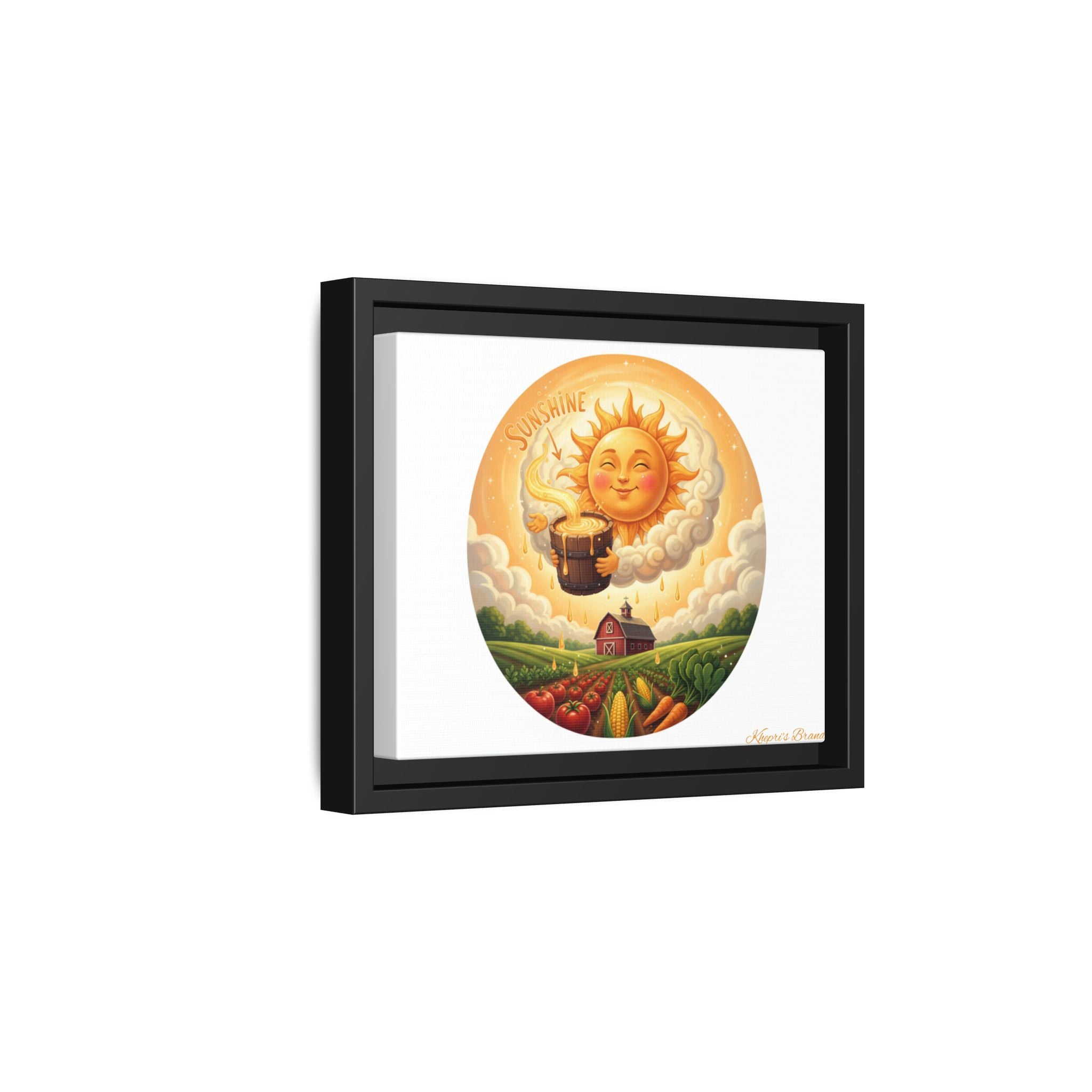 Sun Drip-Framed Matte Picture